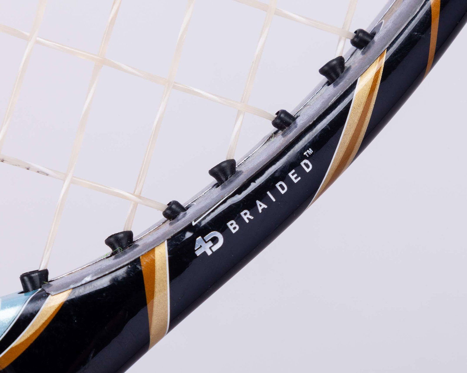 A Dunlop 1 Hundred tennis racket, the handle autographed by Bjorn Borg - 6