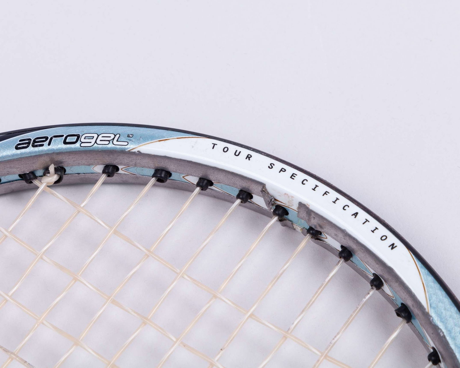 A Dunlop 1 Hundred tennis racket, the handle autographed by Bjorn Borg - 8