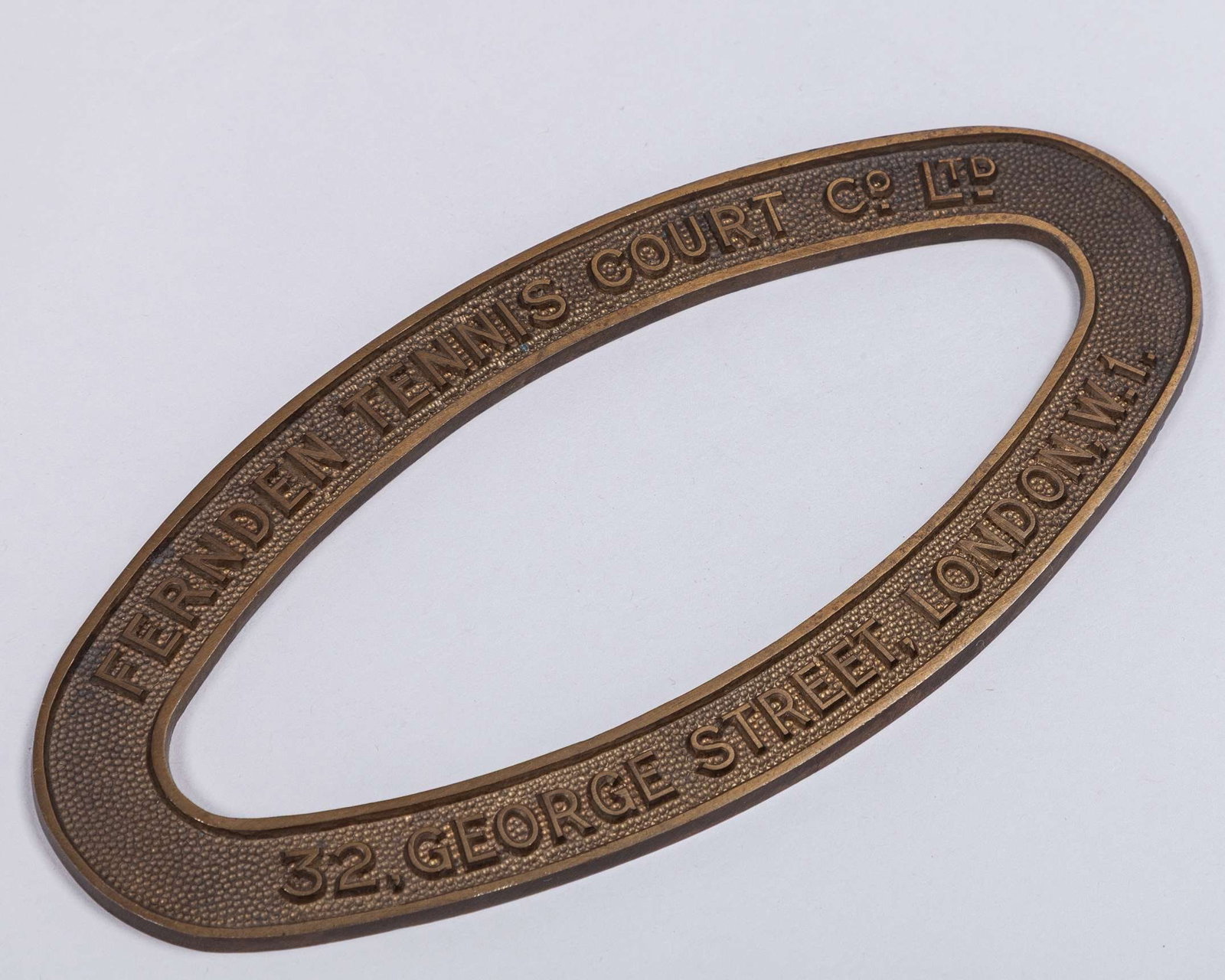 Four various tennis court plaques - 5