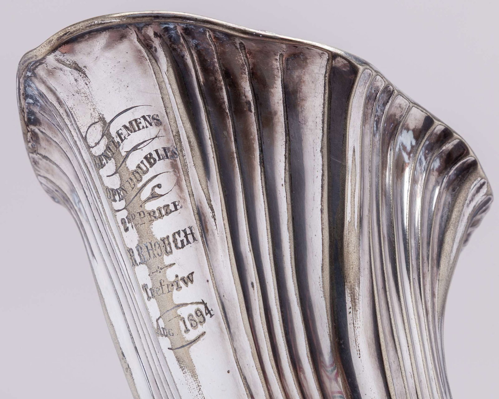 A Gentlemen's Open Doubles 2nd Prize trophy, 1894 - 3