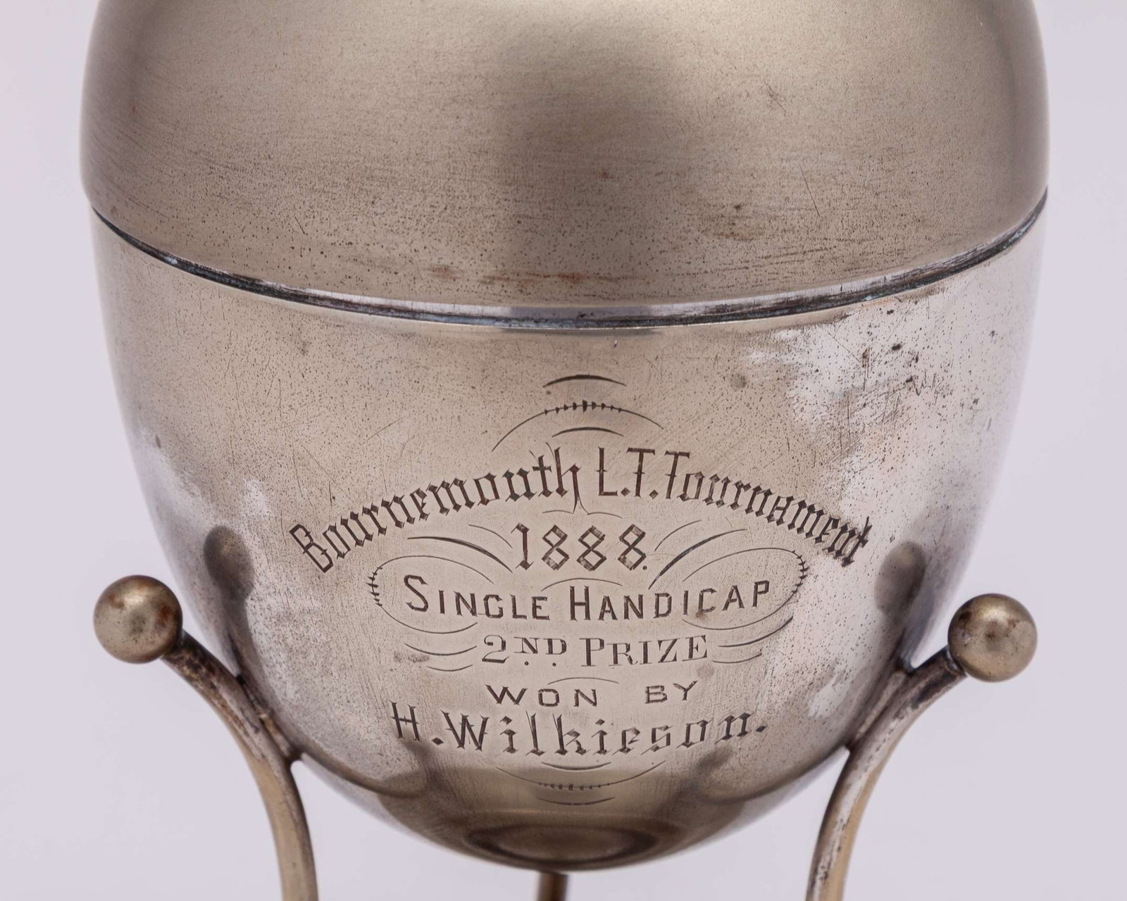 A Gentlemen's Open Doubles 2nd Prize trophy, 1894 - 6