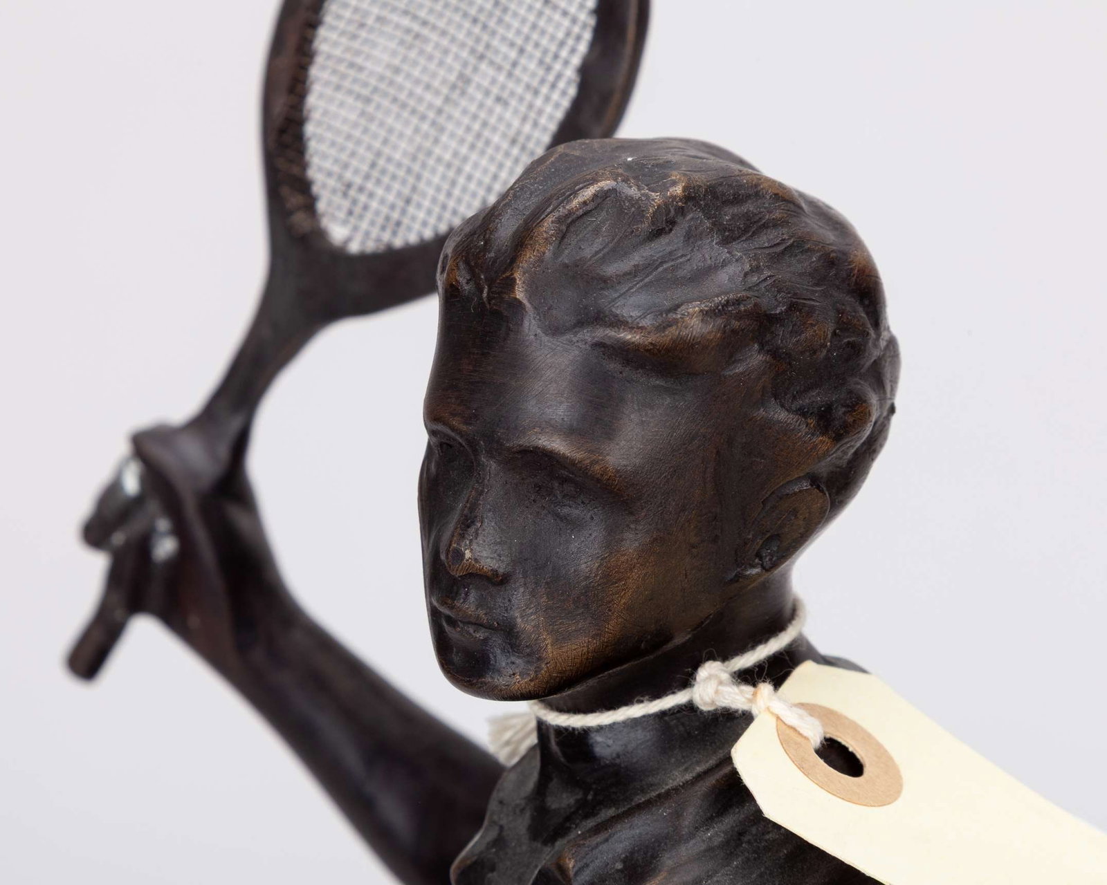 Pair of spelter 20th century tennis figures  - 6
