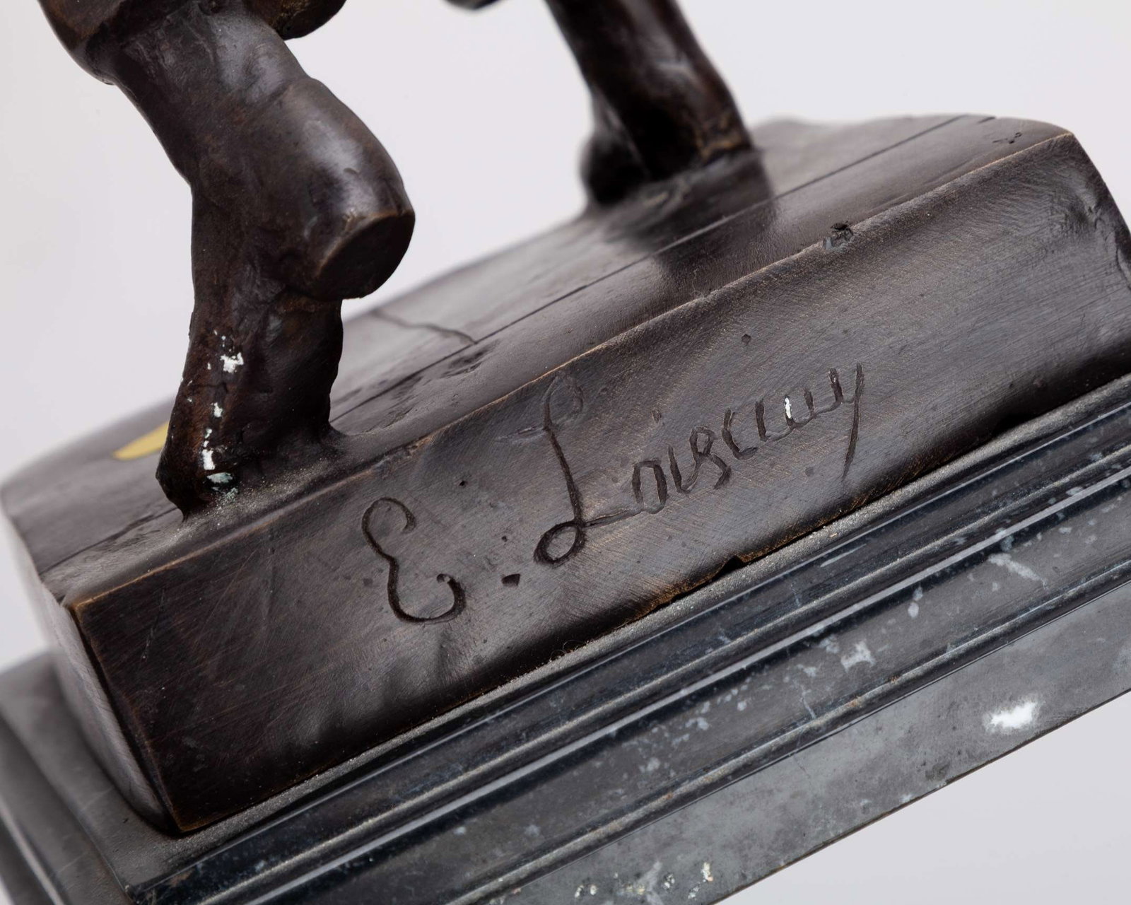 Pair of spelter 20th century tennis figures  - 9