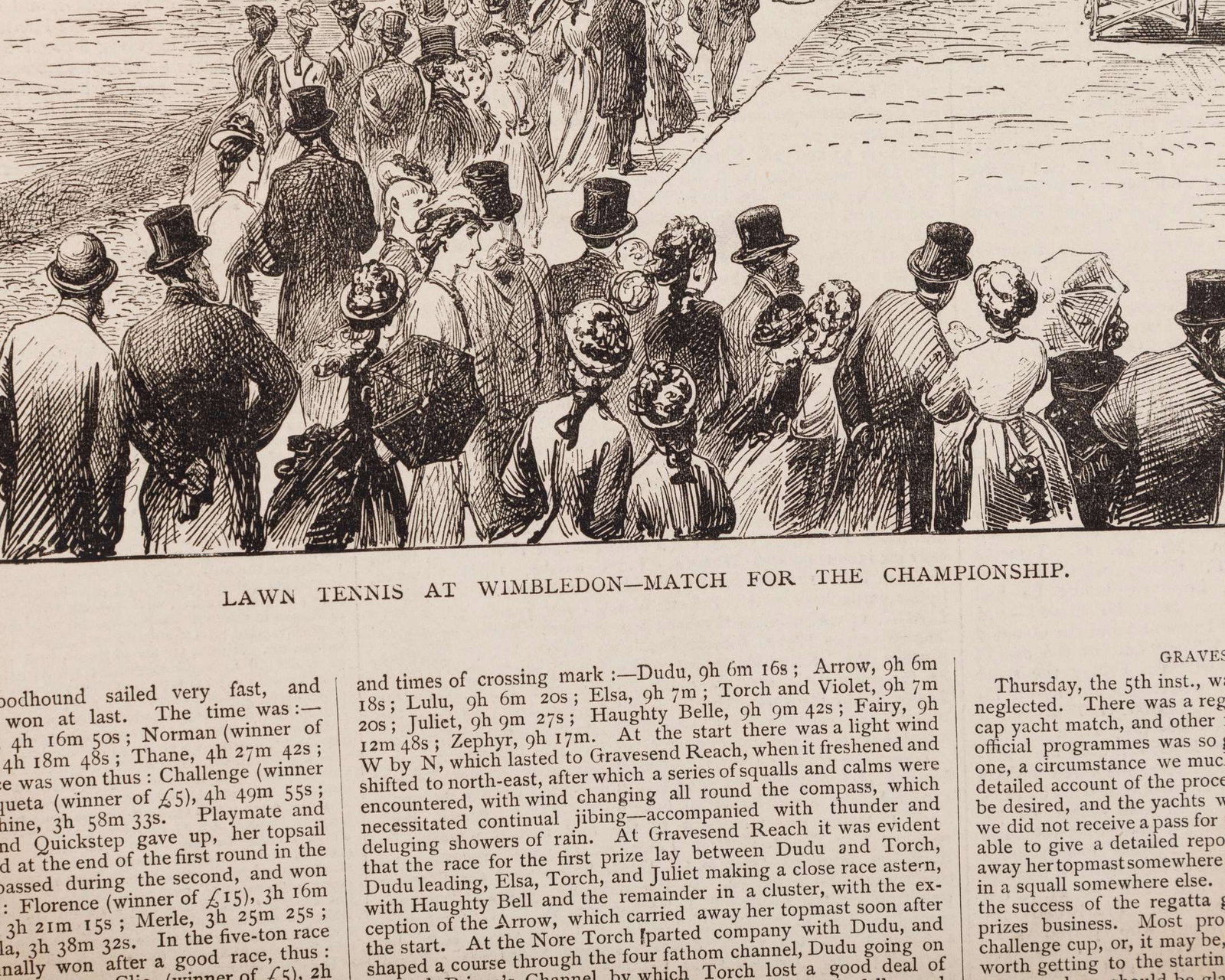 Rare bound volume VII The Illustrated Sporting & Dramatic News, March 24 - Sept 15, 1877 - 11