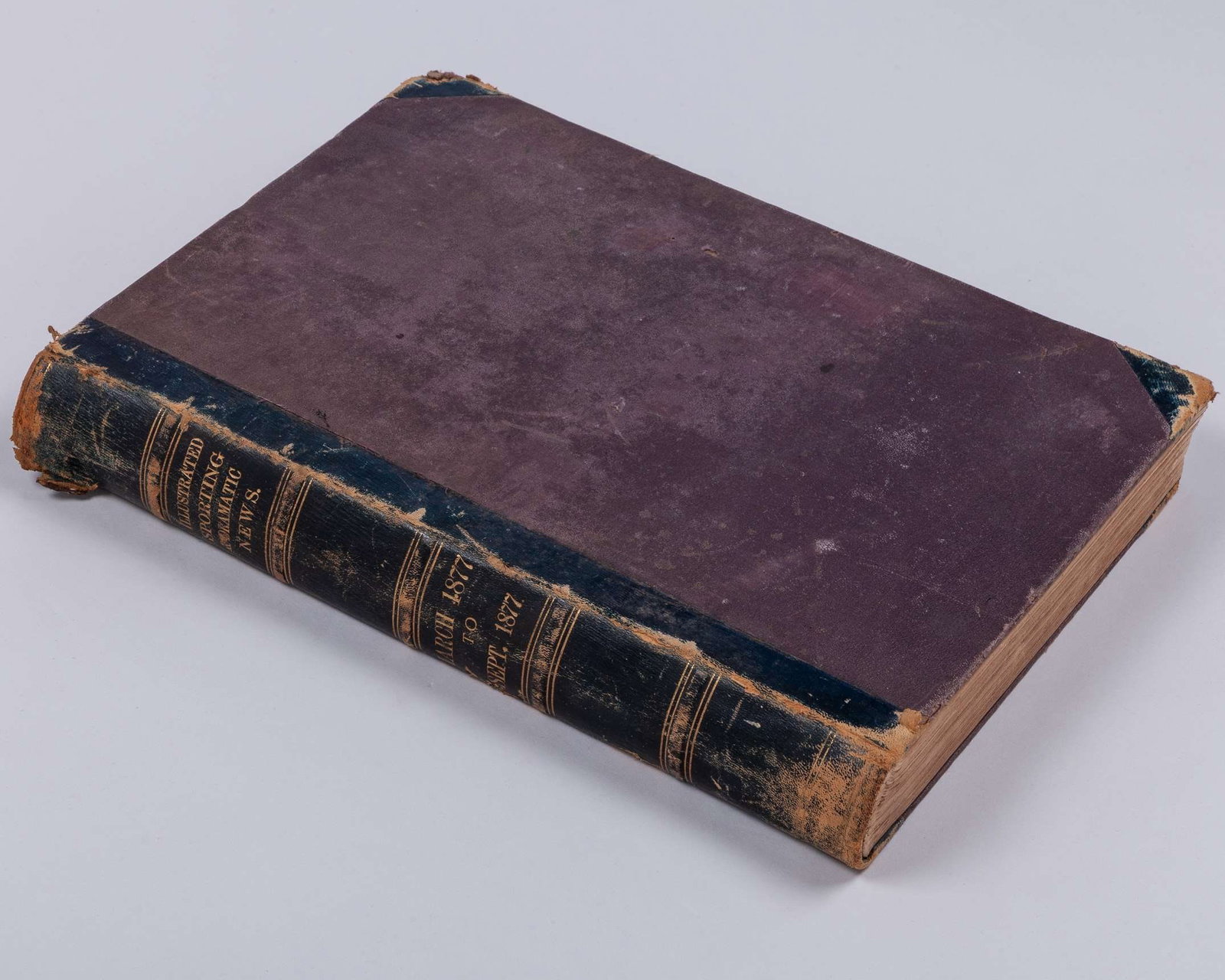 A rare bound volume of The Illustrated London News, 7th March 24 - Sept 15, 1877 (1 of 11)