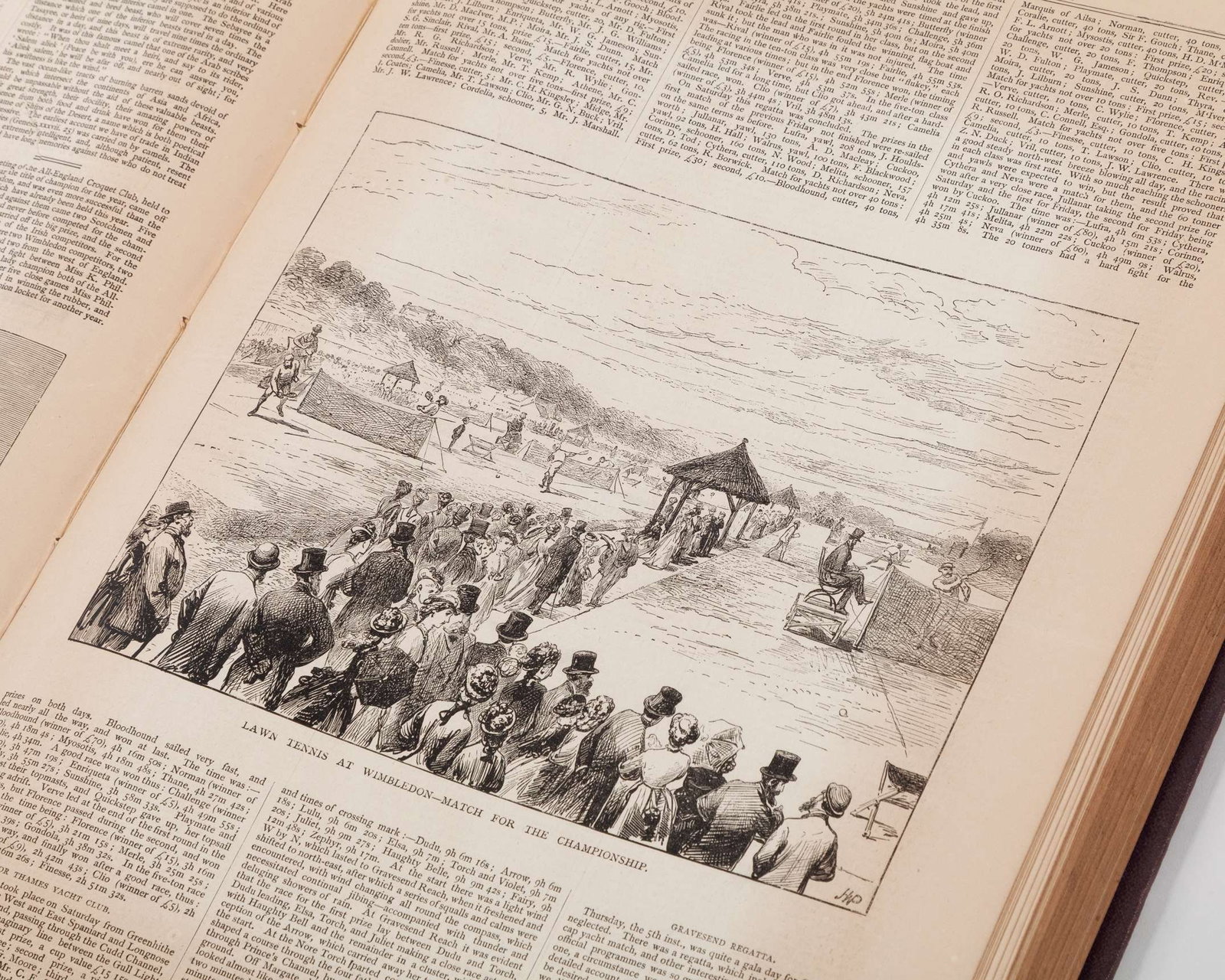 Rare bound volume VII The Illustrated Sporting & Dramatic News, March 24 - Sept 15, 1877 - 3