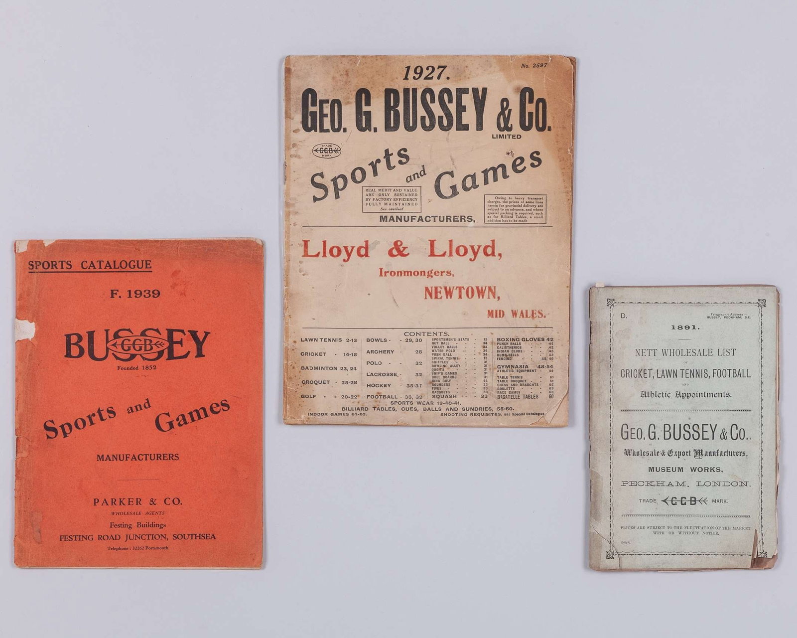 An extensive archive of the Lawn Tennis and Sports Manufacturer George Gibson Bussey - 3