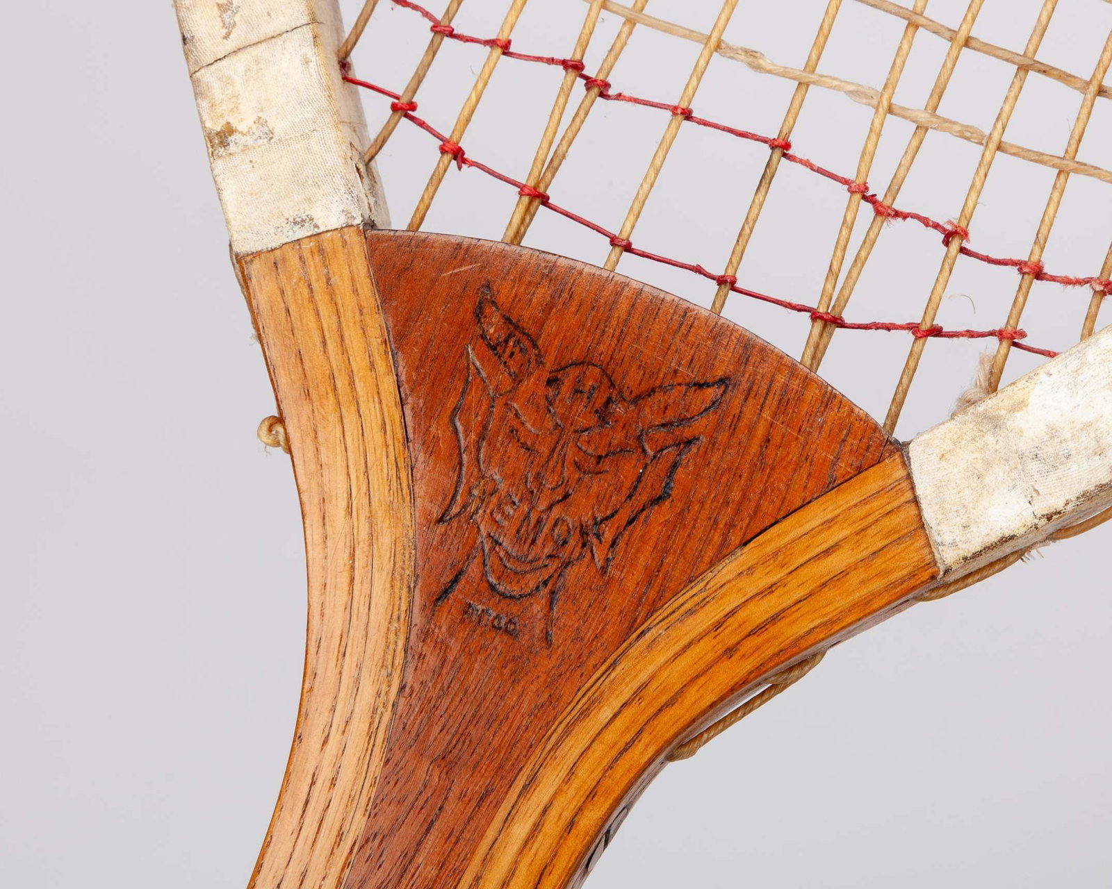 Two classic tennis rackets both with unusual handles - 5