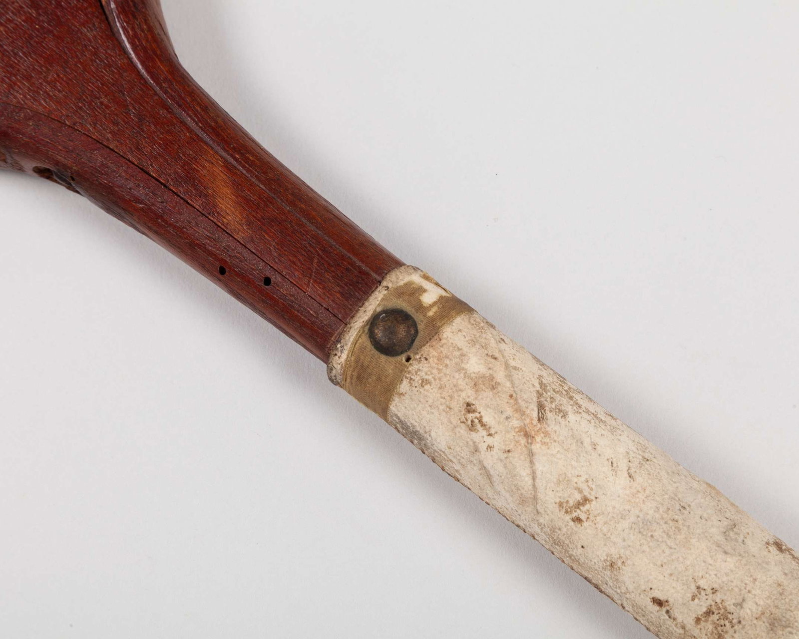 Rare seminal demi-paume 18th century real tennis racquet by Antoine Henry MASSON (1735-1793) - 4