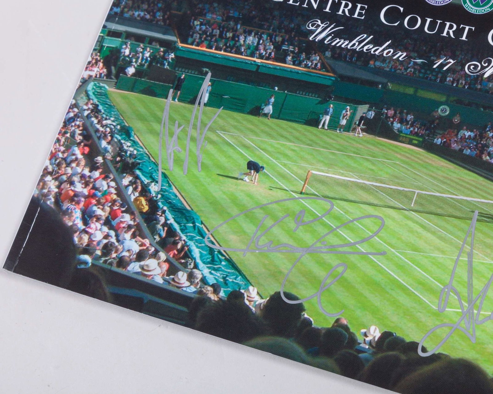 2004 Centre Court single match used net, a Day 13 (Sunday 4th July) Daily Order of Play  - 5
