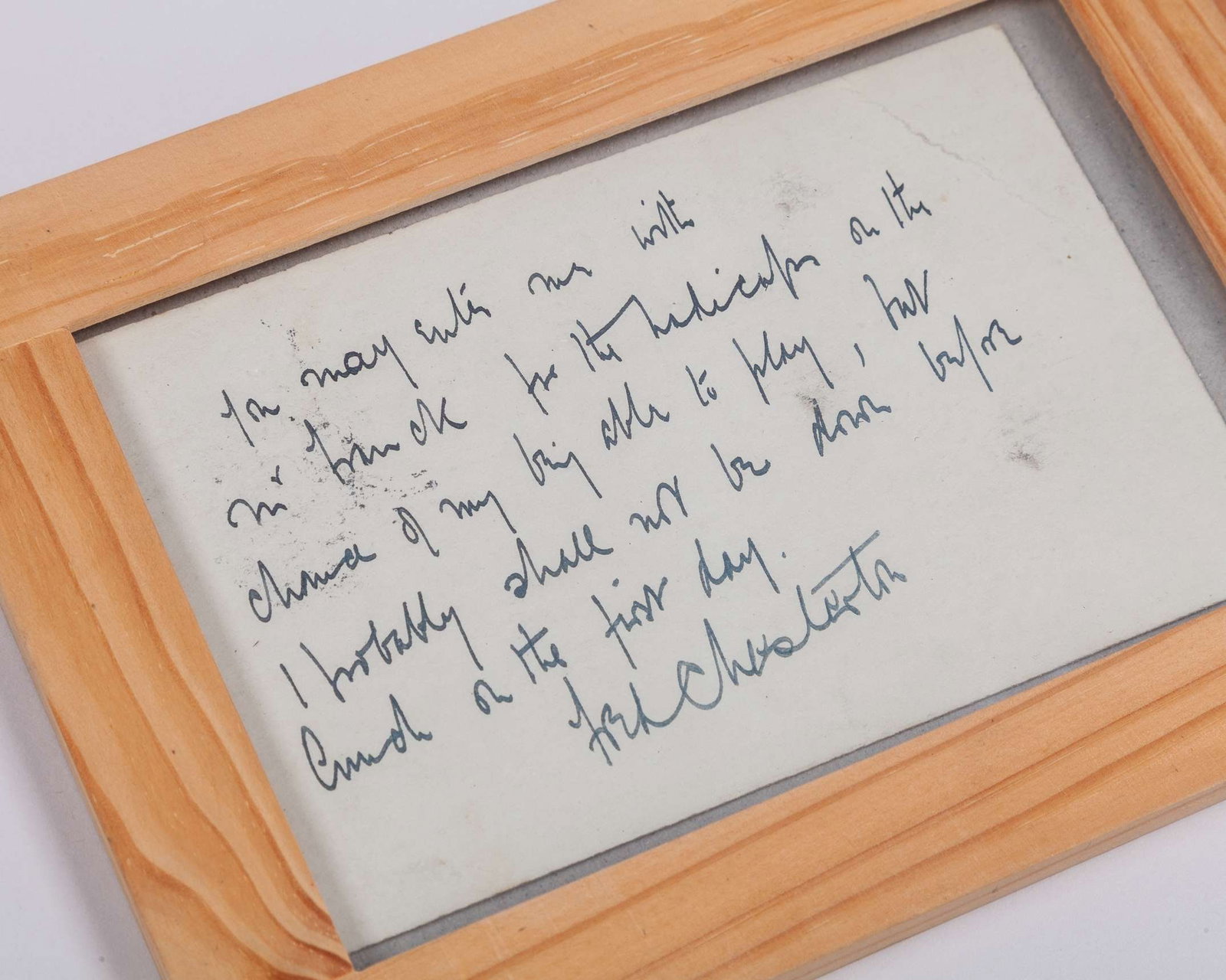 An autograph Frederick Perry signed cheque, December 1986 - 3