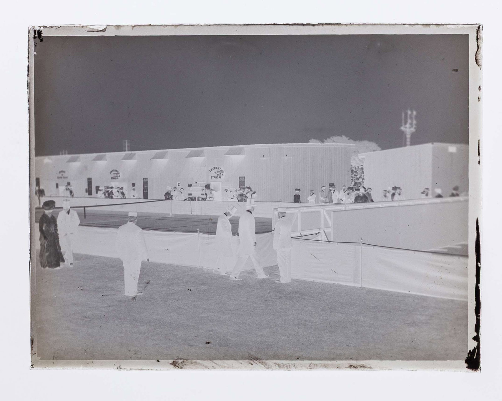 Royalty at Wimbledon a glass plate negative depicting Royal visit, June 1907 - 3