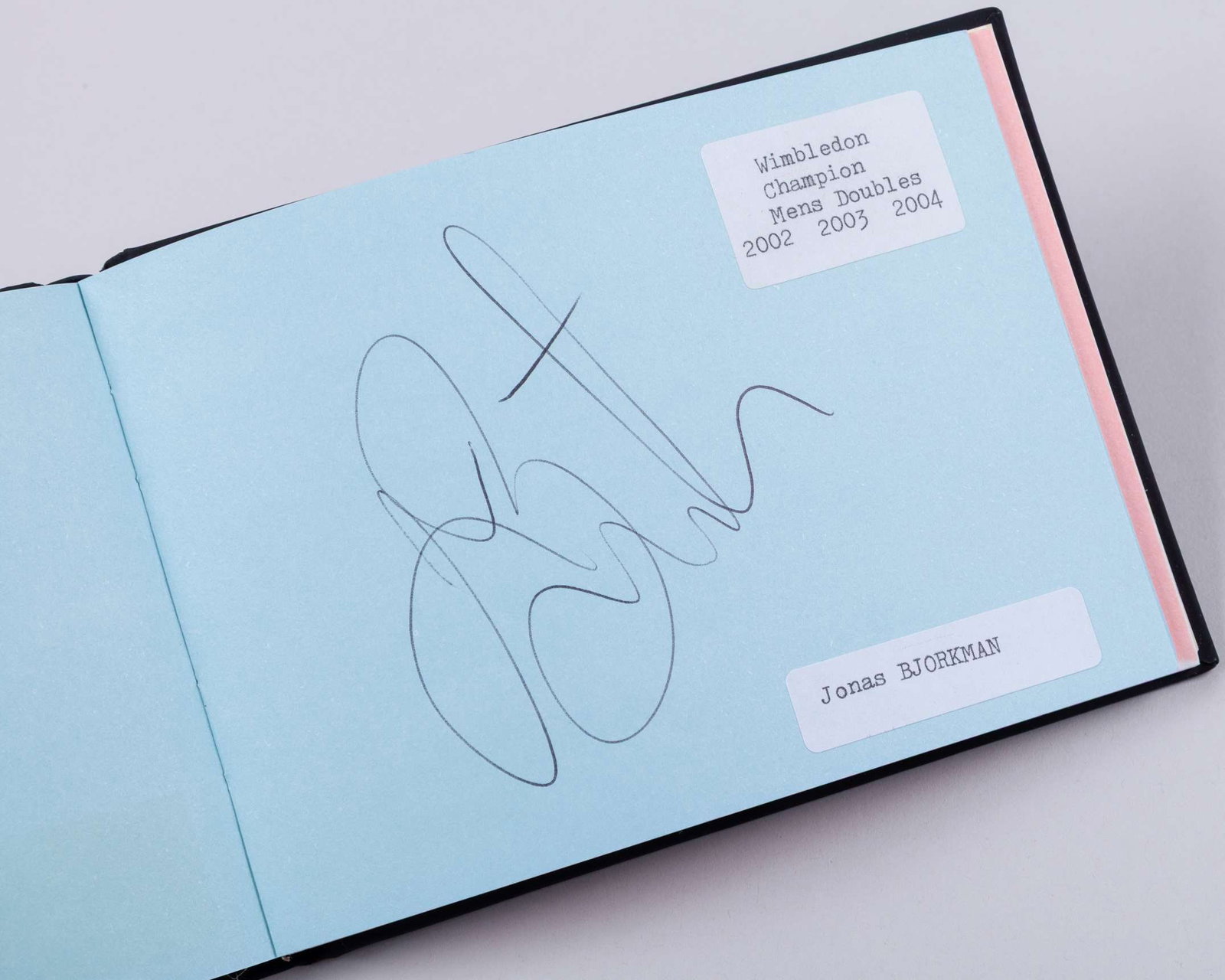 Two tennis autograph albums, approx. 130 autographs - 5