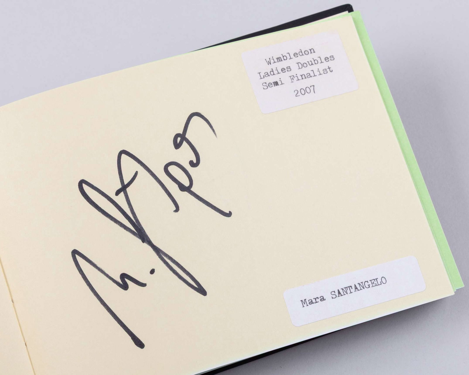 Two tennis autograph albums, approx. 130 autographs - 8