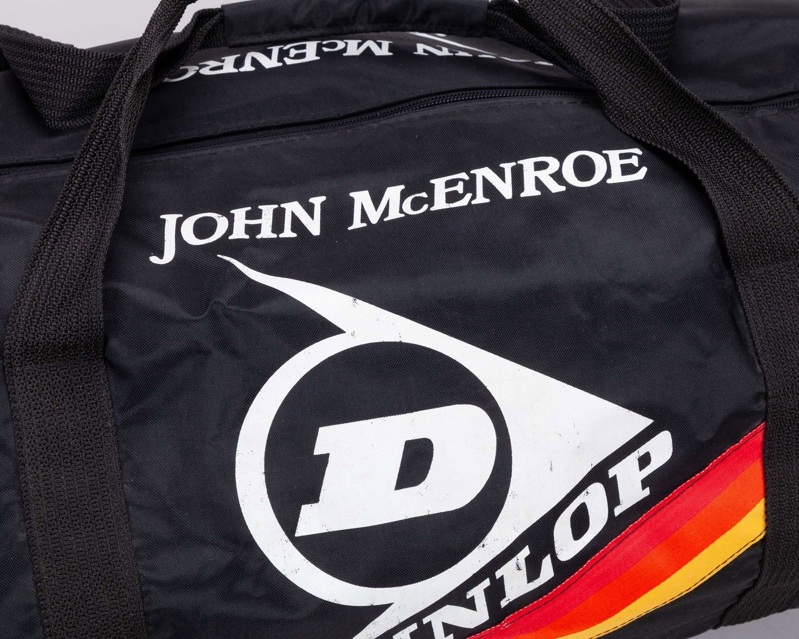 John McEnroe black Dunlop equipment duffle bag - 4