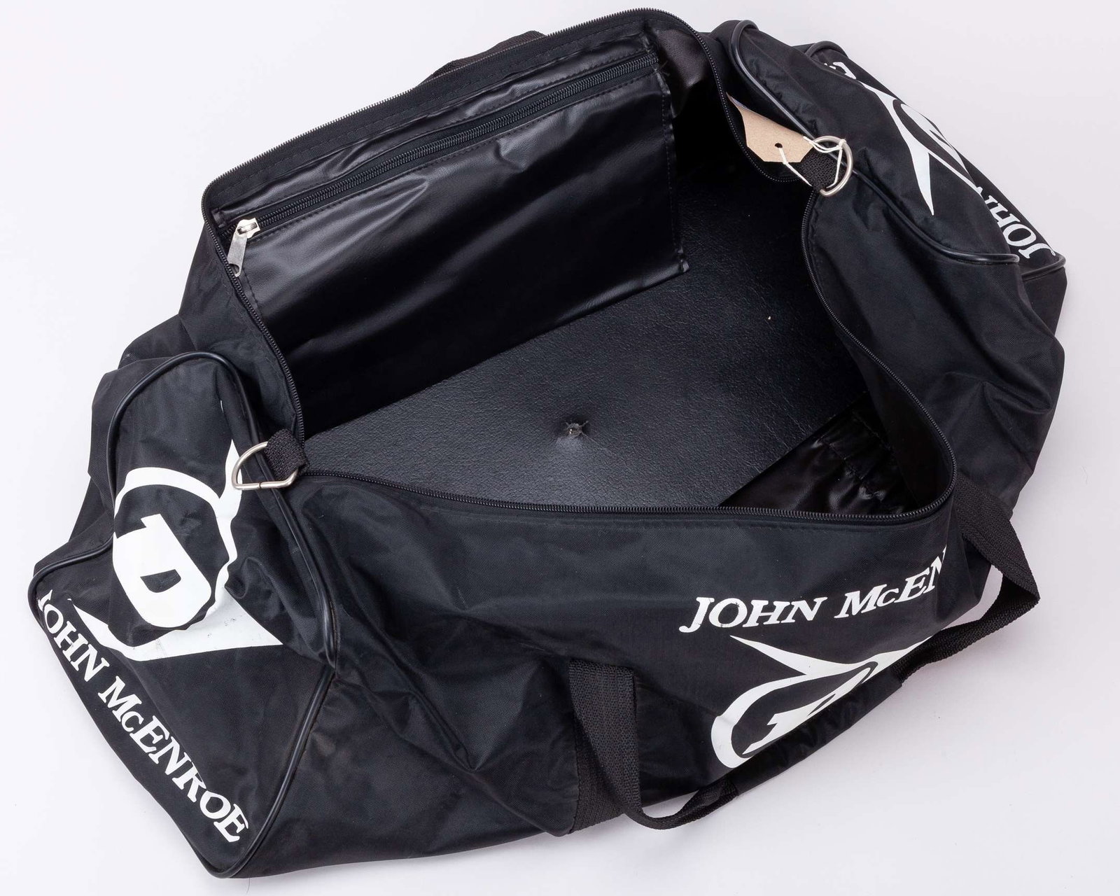John McEnroe black Dunlop equipment duffle bag - 5