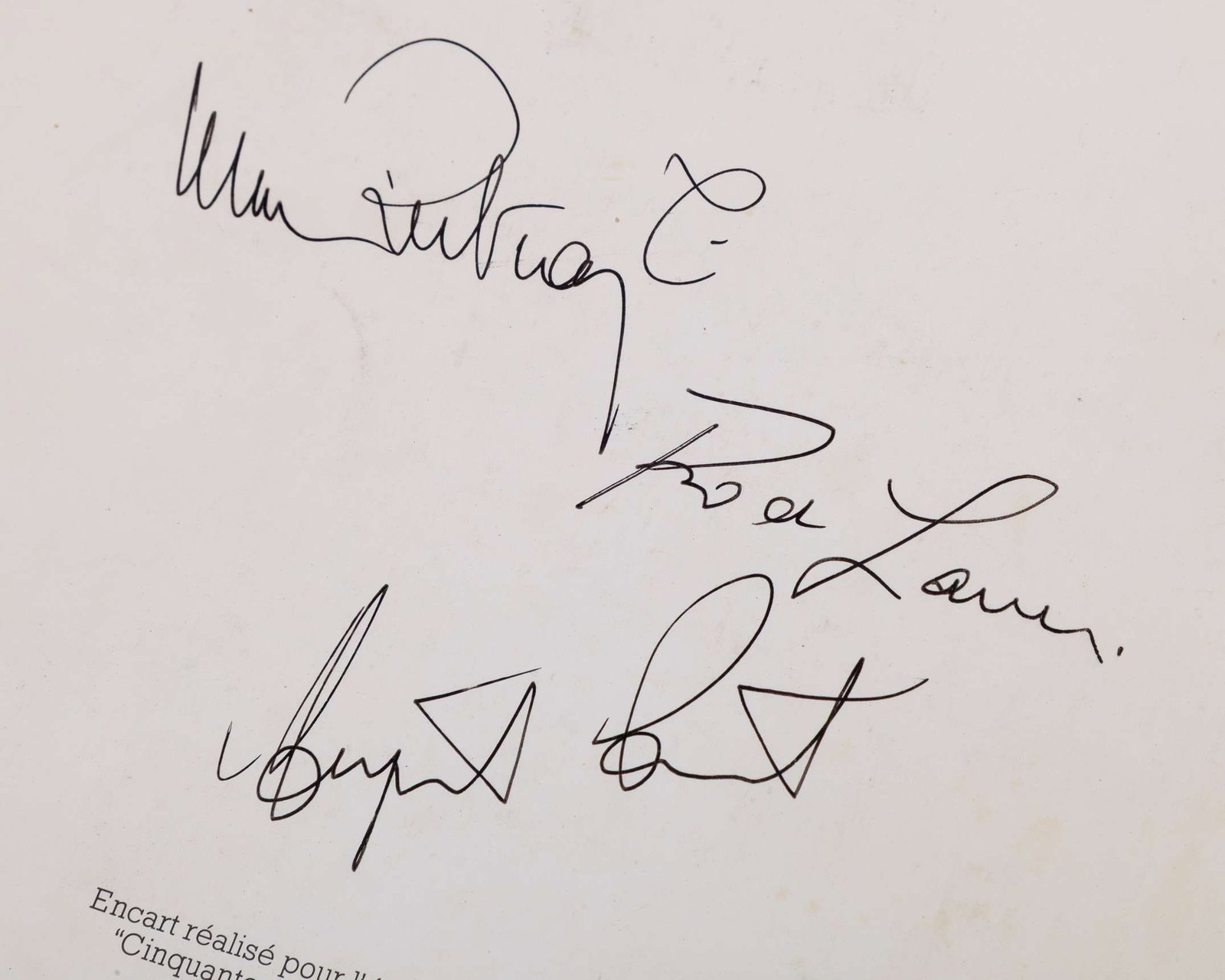 An autographed postal cover commemorating the 50th anniversary of Roland Garros 1928-1978 - 3