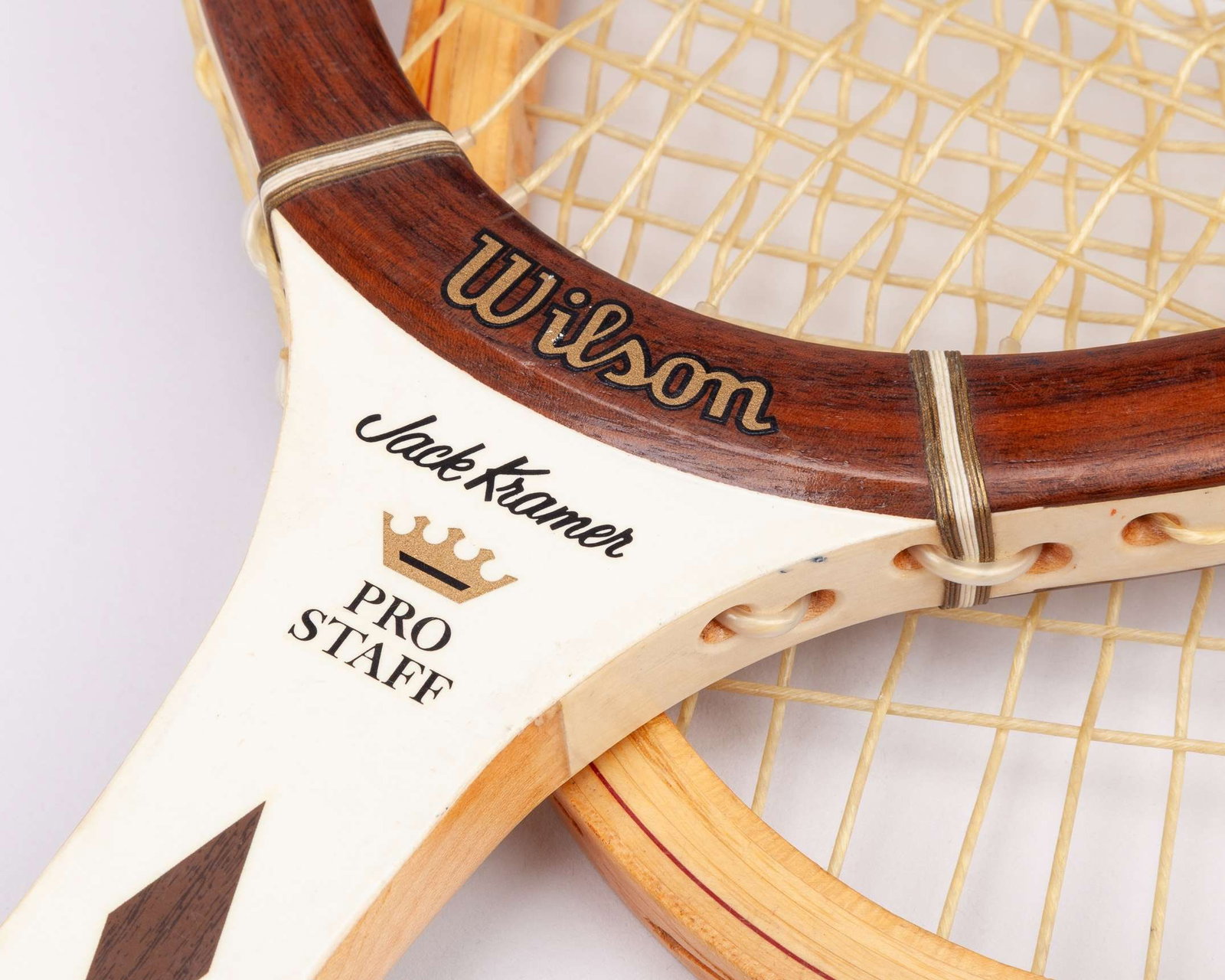 John McEnroe smashed and autographed Wilson Jack Kramer tennis racket, Wimbledon c.1977-80 - 4