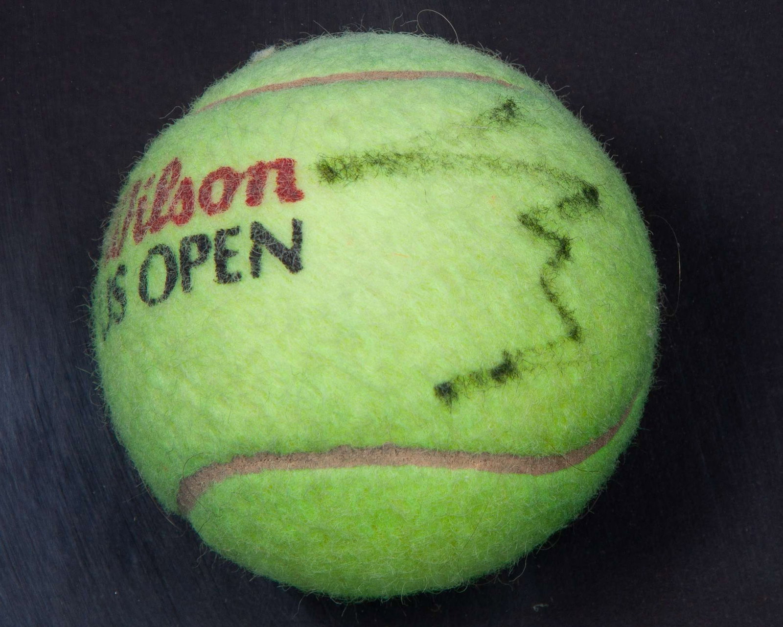 Andy Murray autographed Wilson US Open 2009 tennis ball display - 2