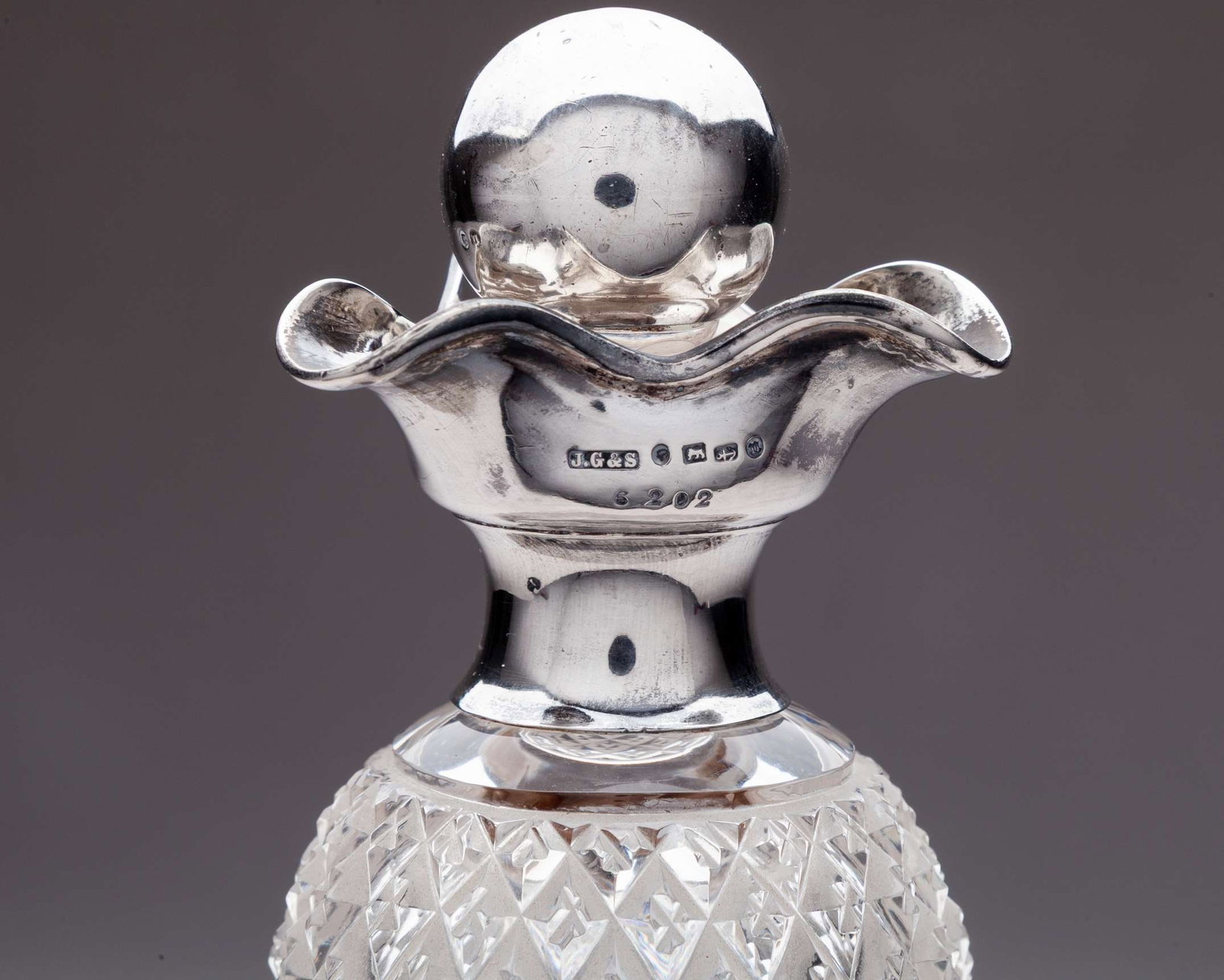 Blanche Hillyard silver-topped Exmouth Open 1st Prize Ladies single trophy, 1888 - 3