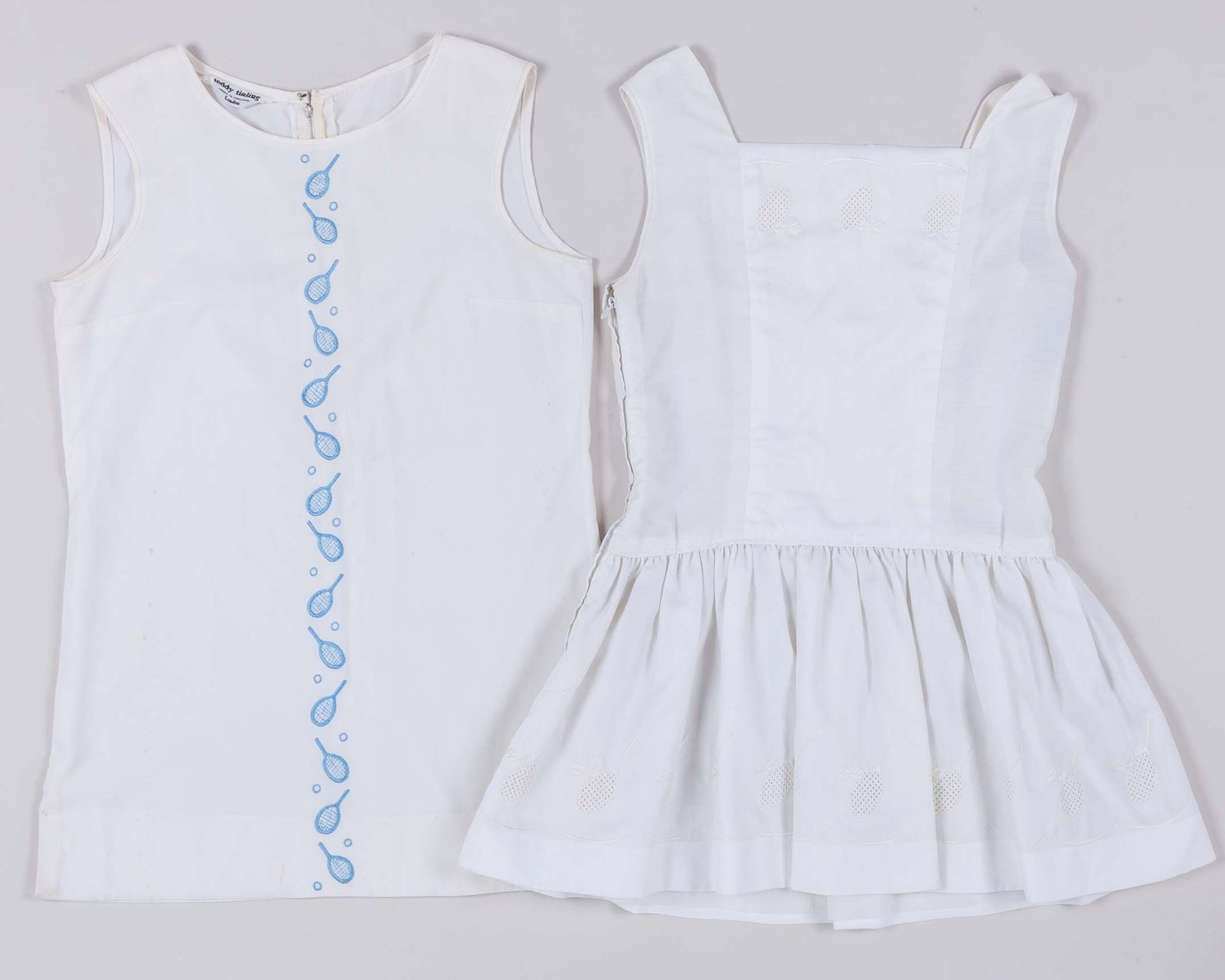 Five various Teddy Tinling designed tennis dresses - 3