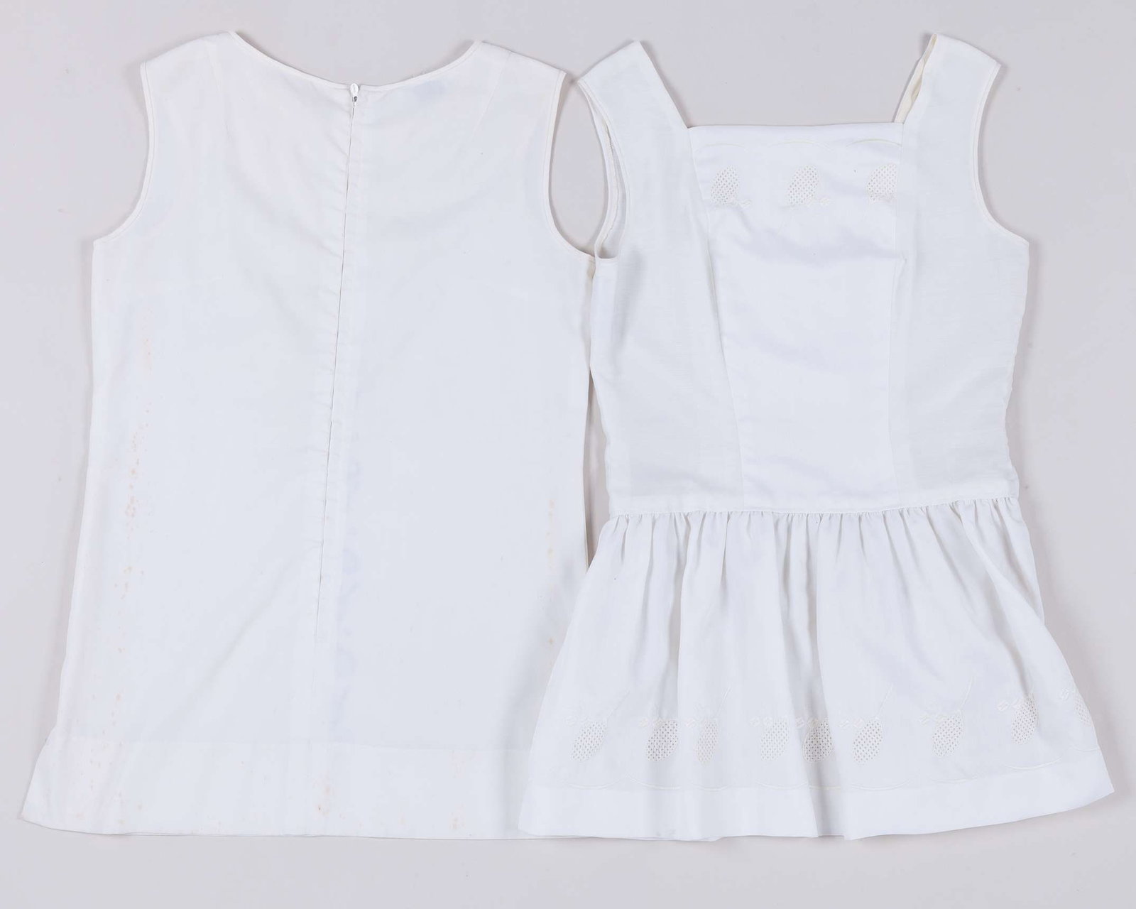Five various Teddy Tinling designed tennis dresses - 4