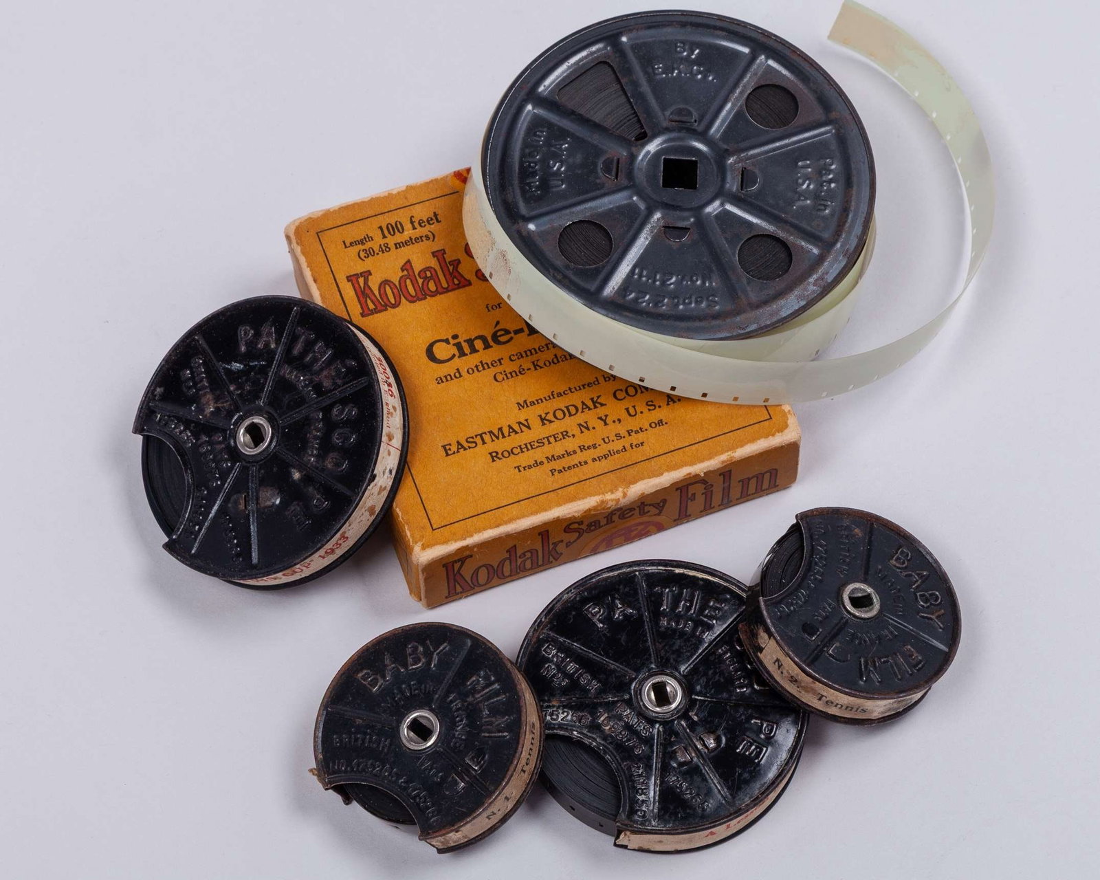 Eight various tennis related tennis film reels  - 2