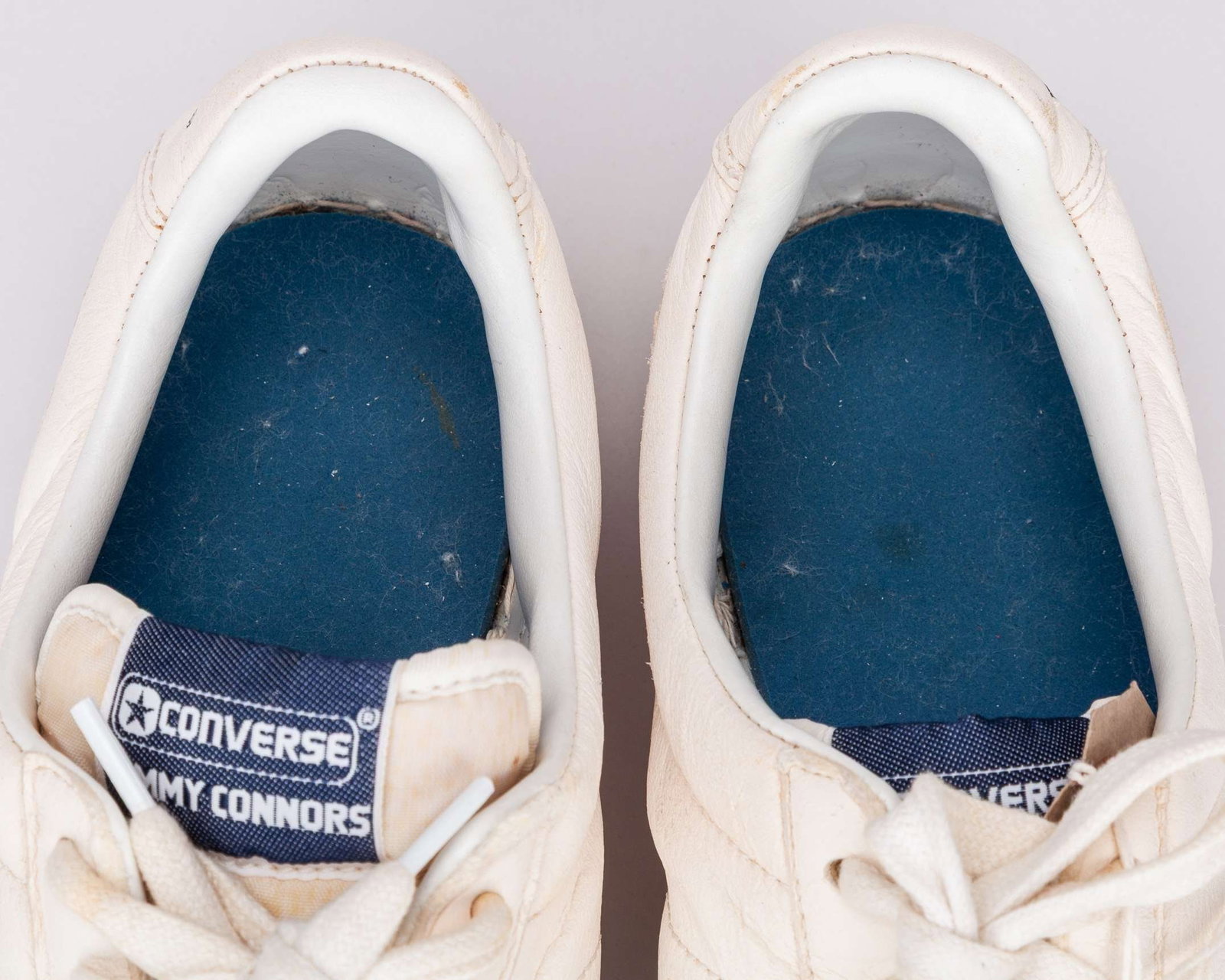 Pair of Jimmy Connors autographed white Jimmy Connors Converse trainers - 6