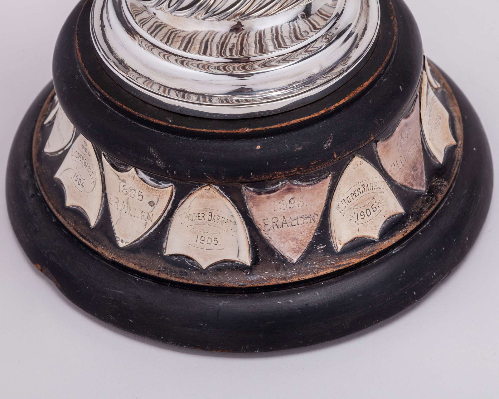 A silver Saxmundham Lawn Tennis Tournament trophy - 3