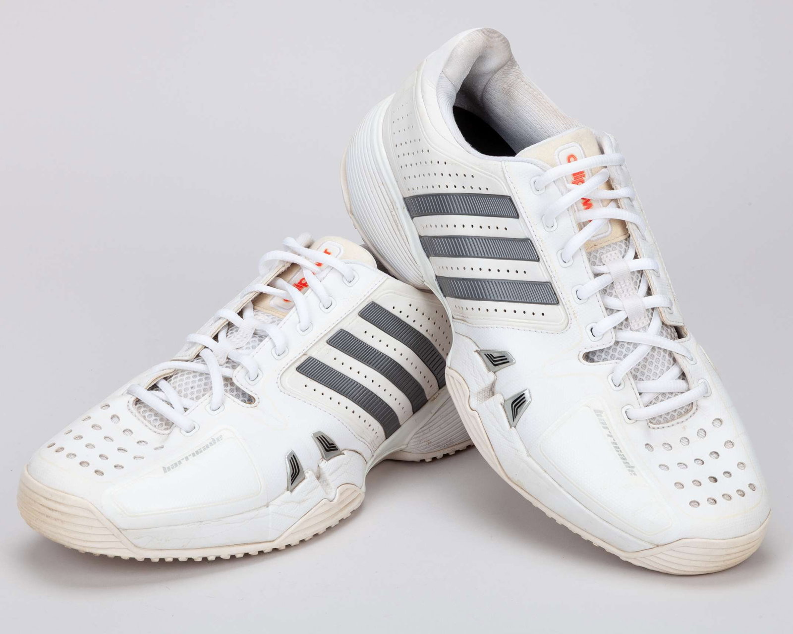 Andy Murray 2013 Wimbledon Final: a pair white Adidas Barricade adituff tennis shoes (1 of 8)