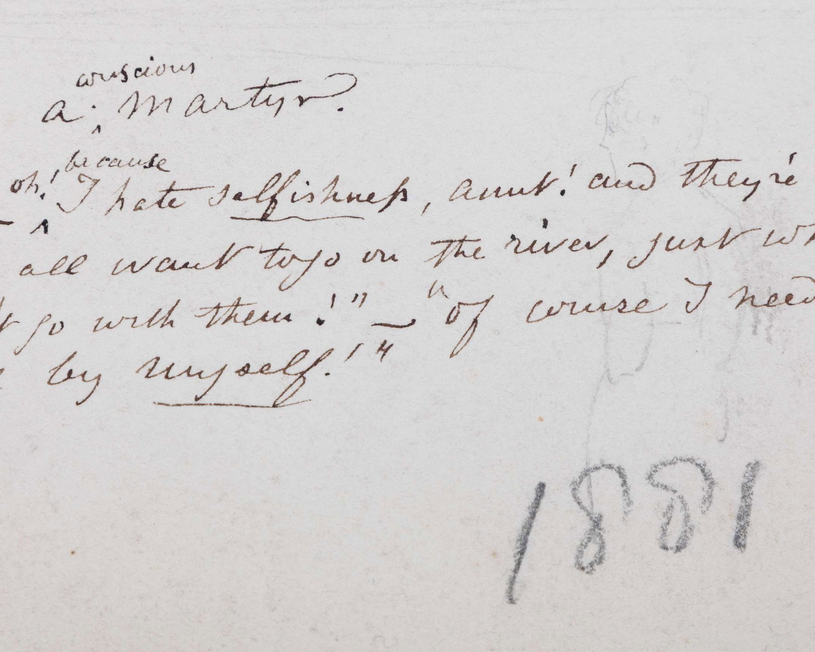 George Du Maurier 1834-1896 - Lawn Tennis A Conscious Martyr - 6