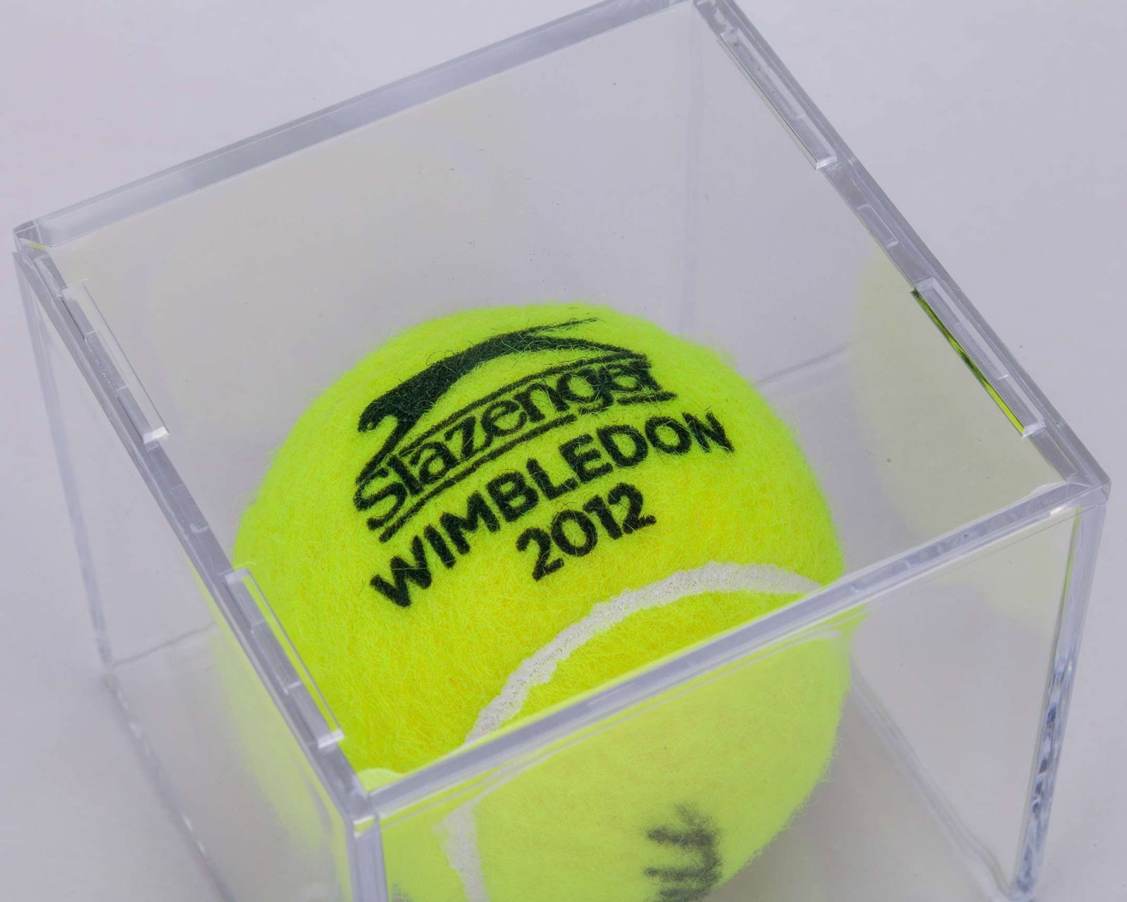 Ivan Lendl an autographed Wimbledon tennis ball, 2012 - 4