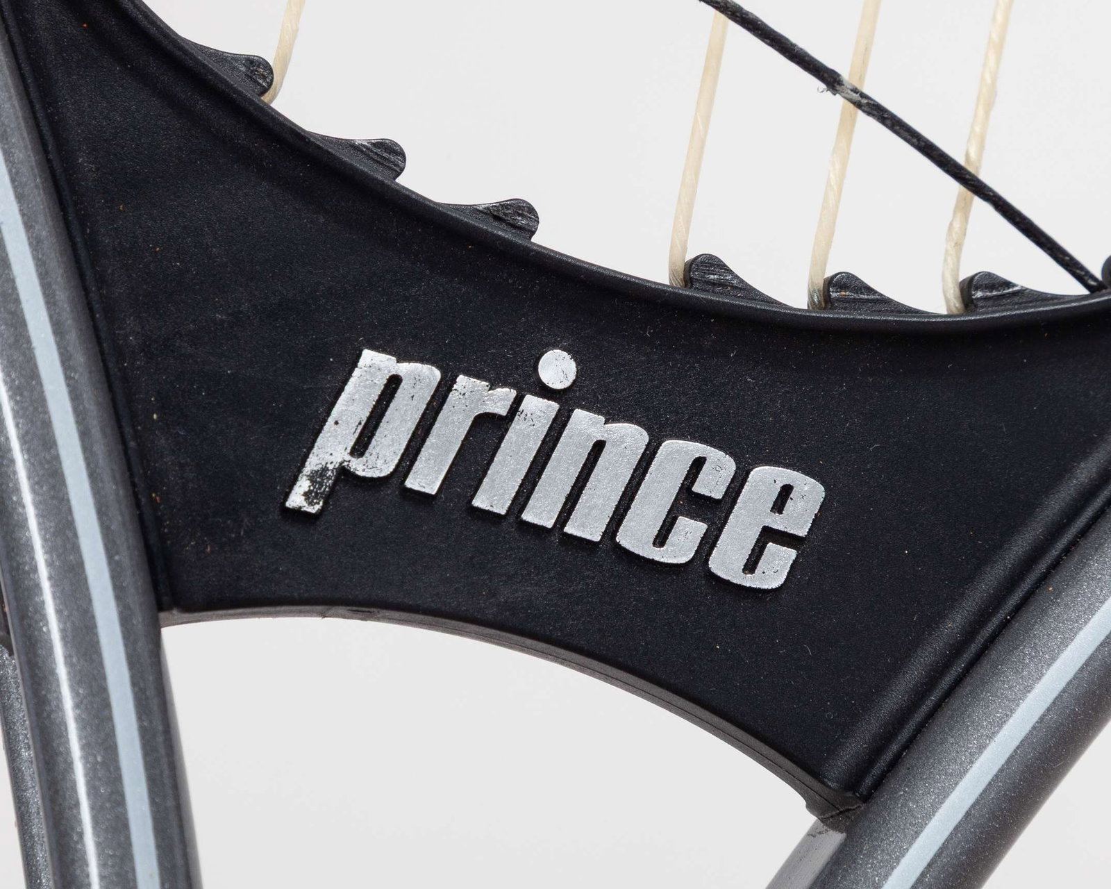 Pat Cash 1987 Wimbledon Champion - a match used Prince Series 90 racket  - 12