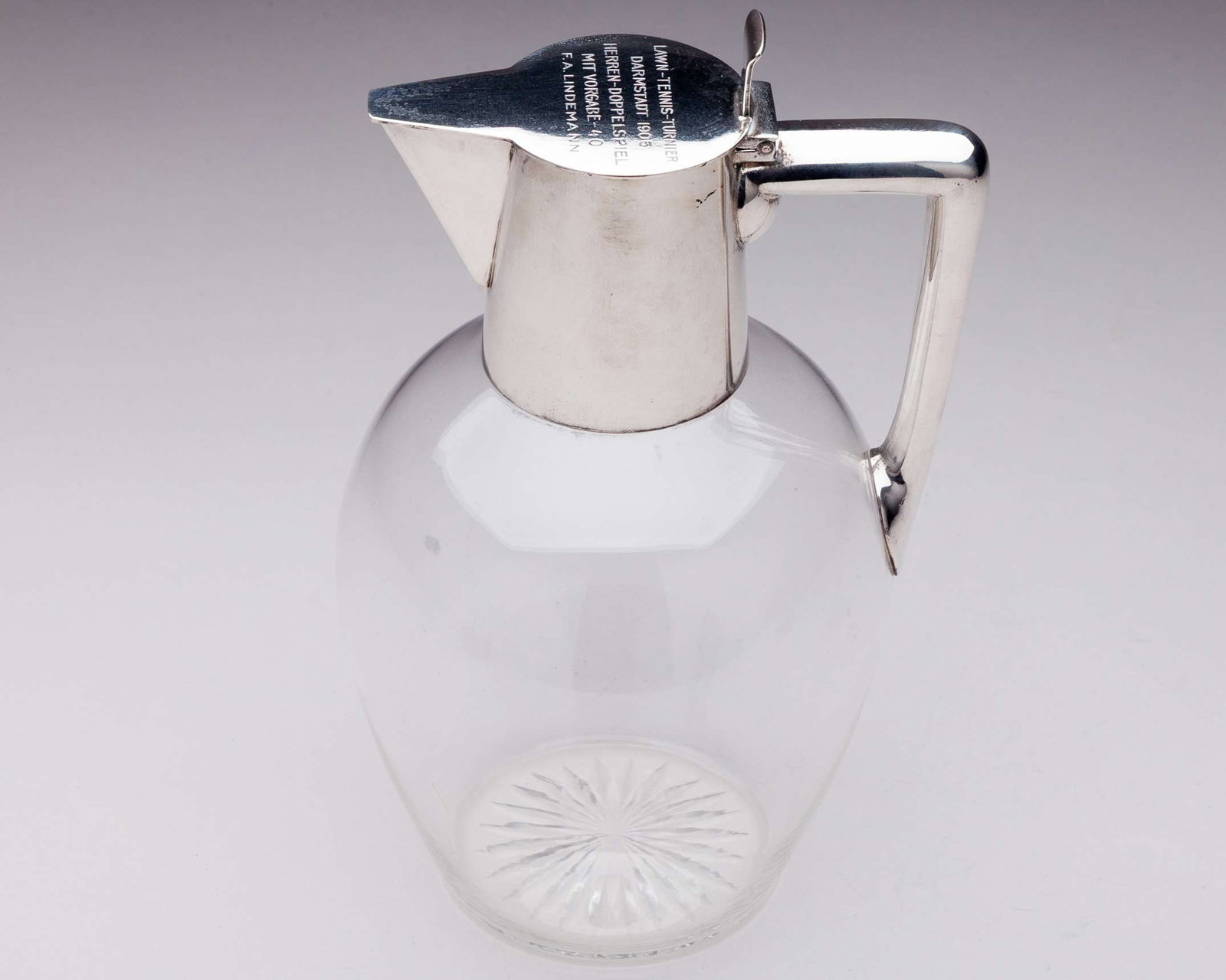 Continental silver-topped Lawn Tennis trophy, 1905 - 2