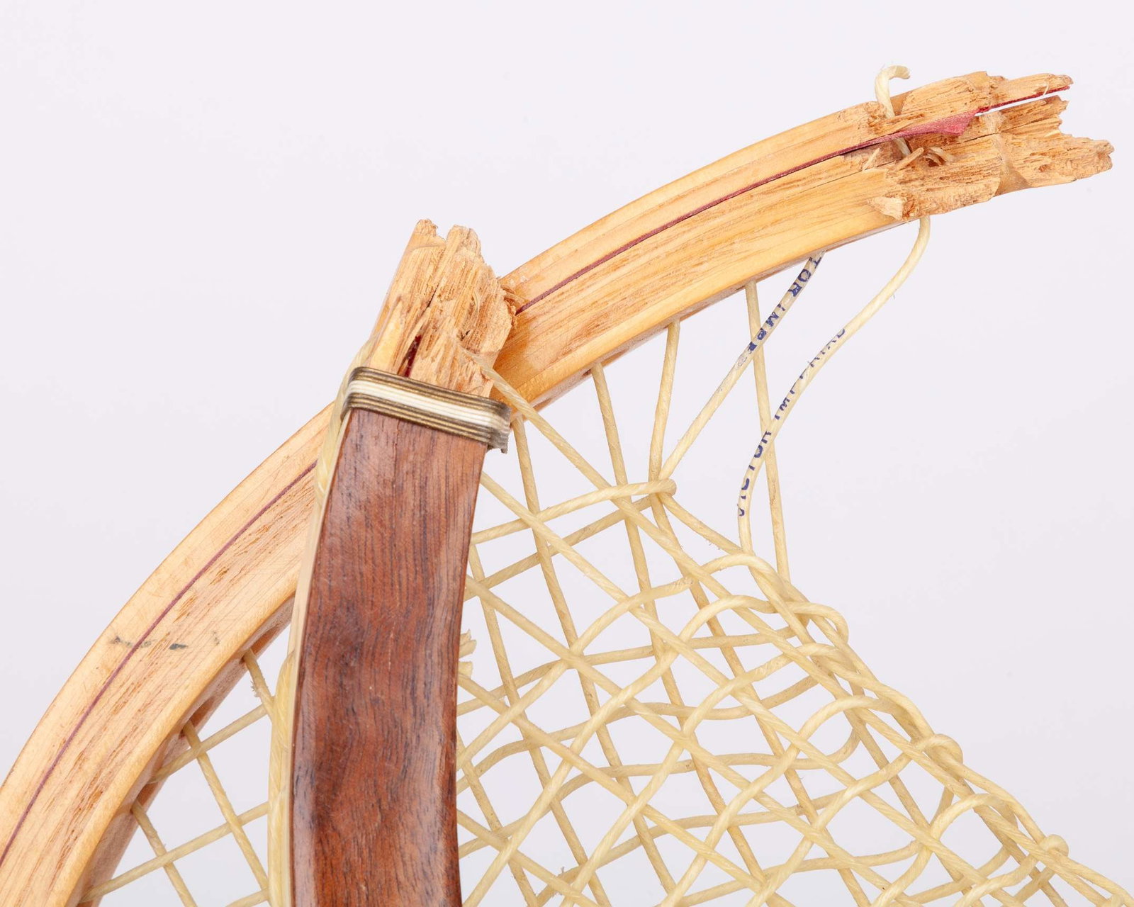 John McEnroe smashed Wilson Jack Kramer Pro Staff wooden tennis racket, Wimbledon c.1977-80 - 3