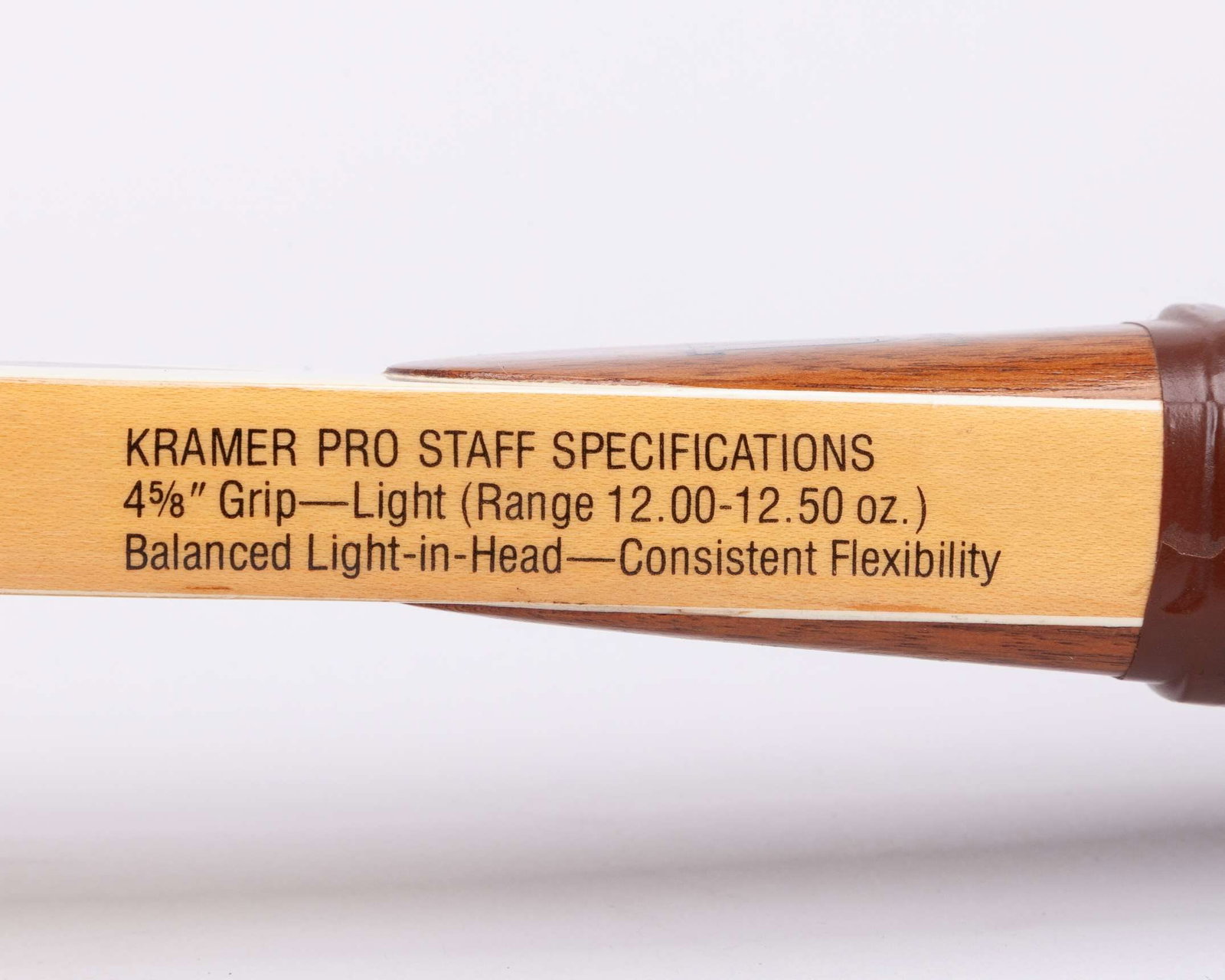 John McEnroe smashed Wilson Jack Kramer Pro Staff wooden tennis racket, Wimbledon c.1977-80 - 7
