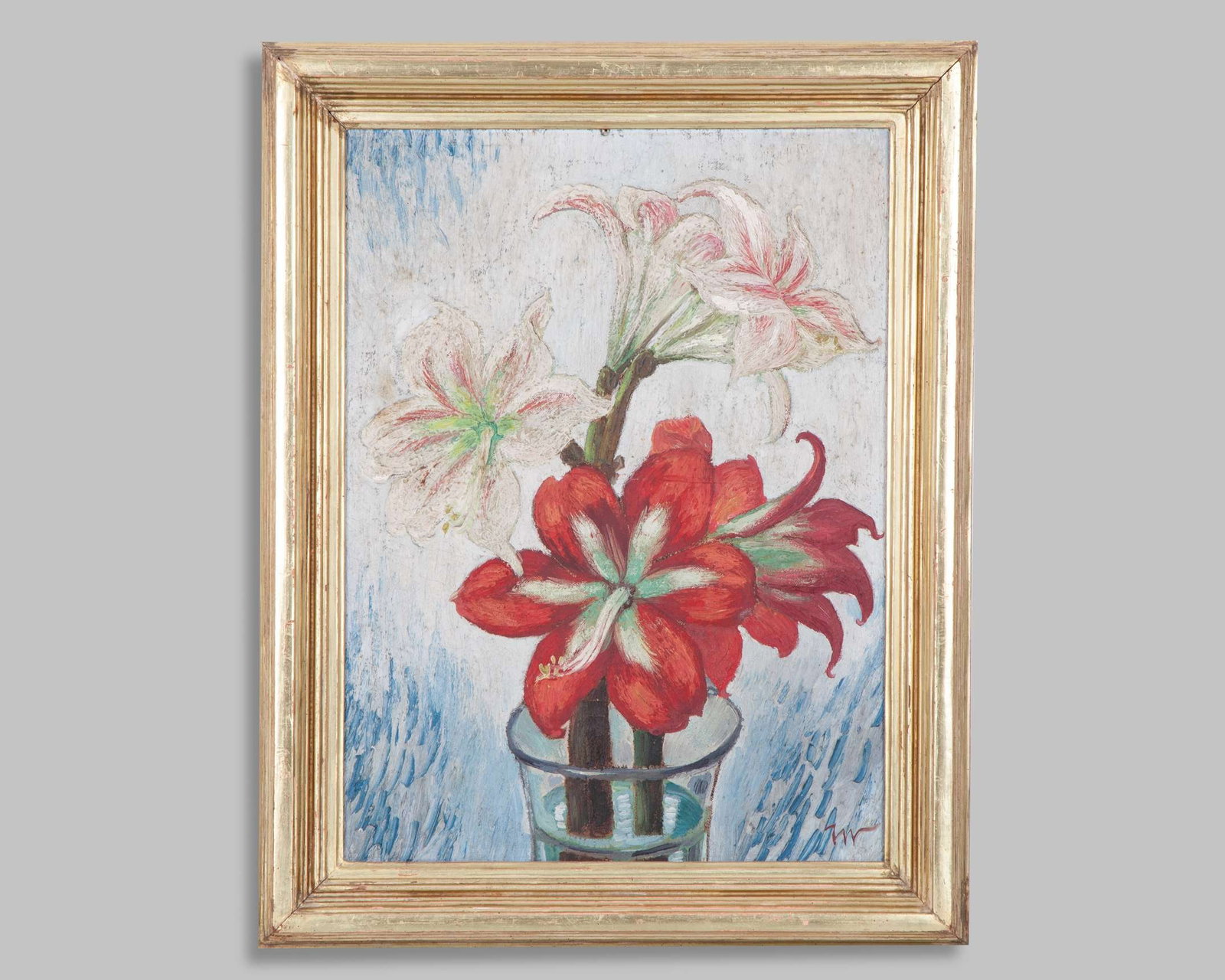 Helen Wills an original oil painting title Amaryllis (1 of 5)