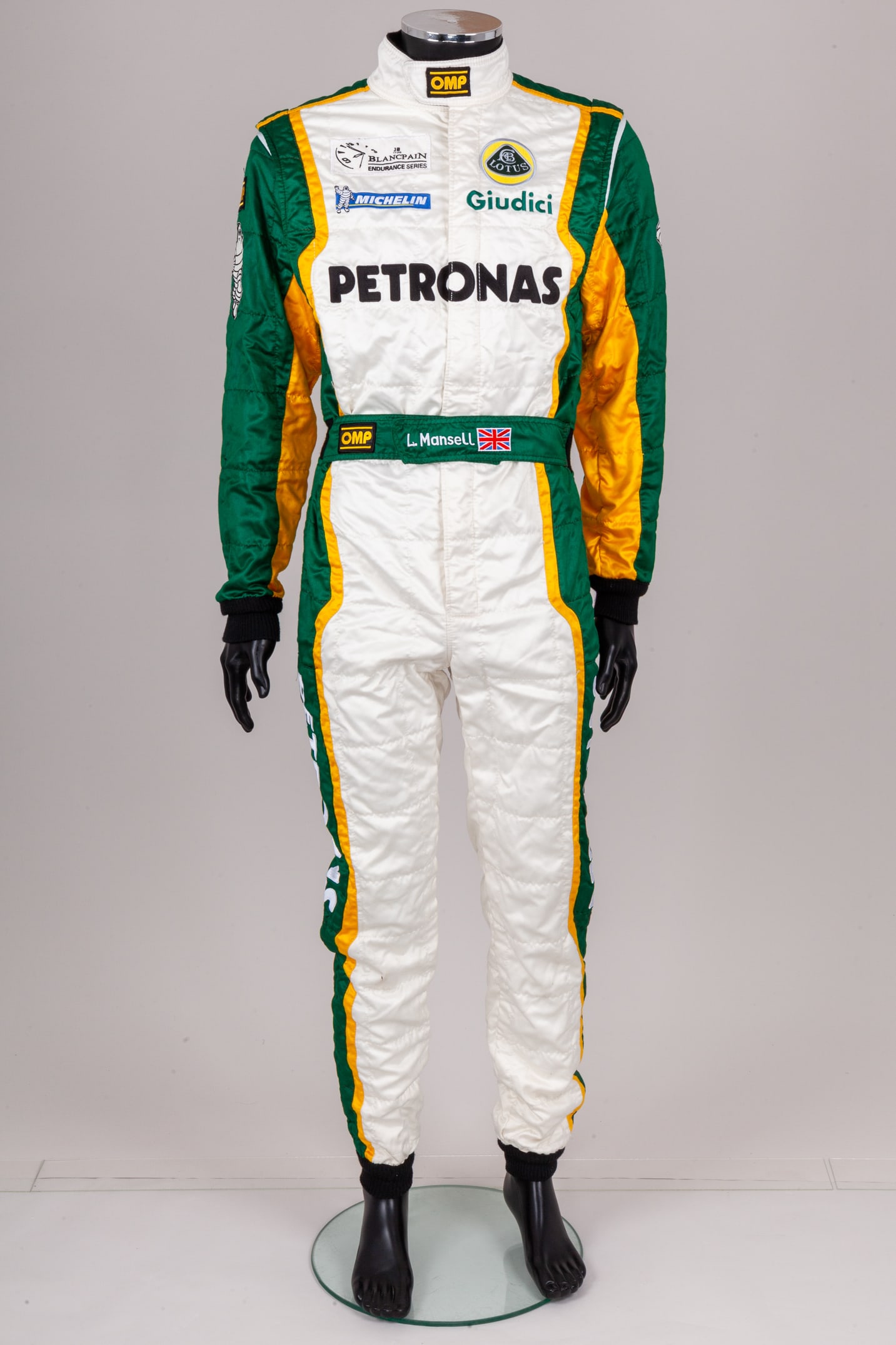 Leo Mansell 2011 Used Lotus Italia Blancpain Endurance Series - GT4 Cup Race Suit (1 of 9)