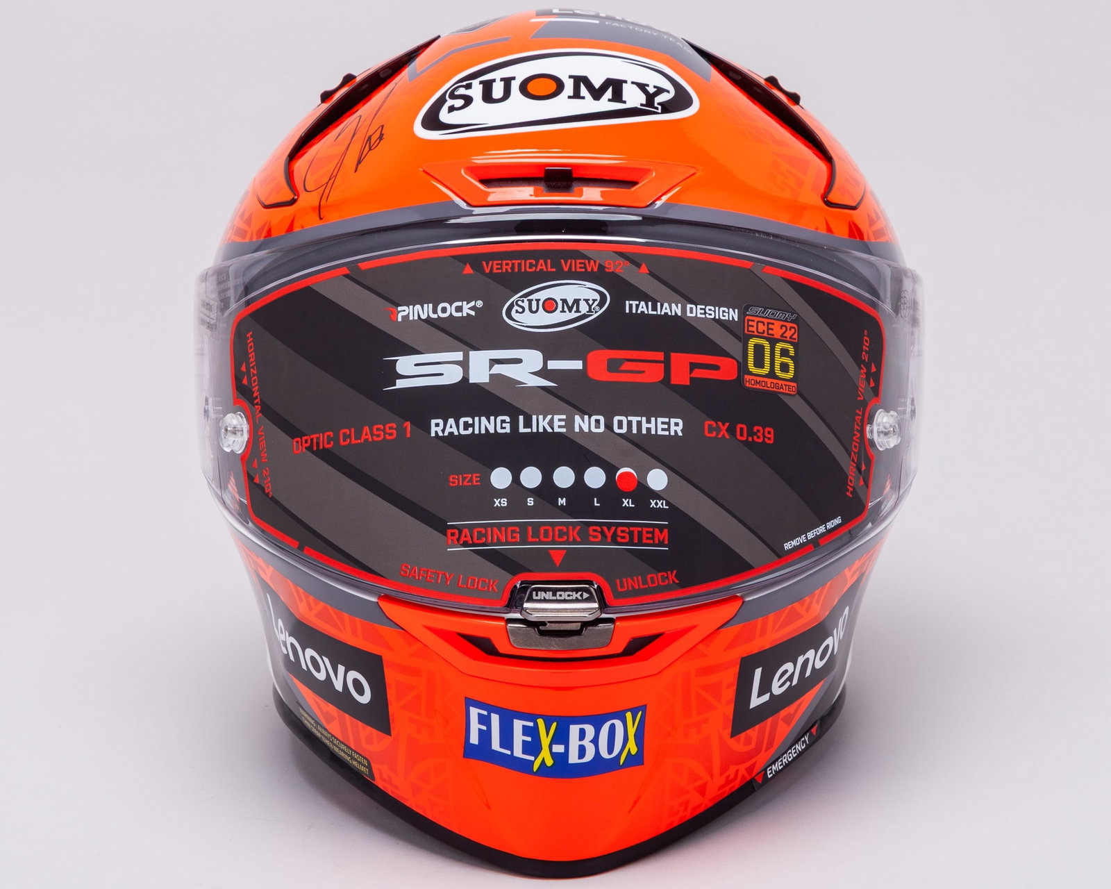 Francesco Bagnaia Signed Ducati Suomy SR-GP Limited Edition Full Size Replica Helmet (1 of 7)