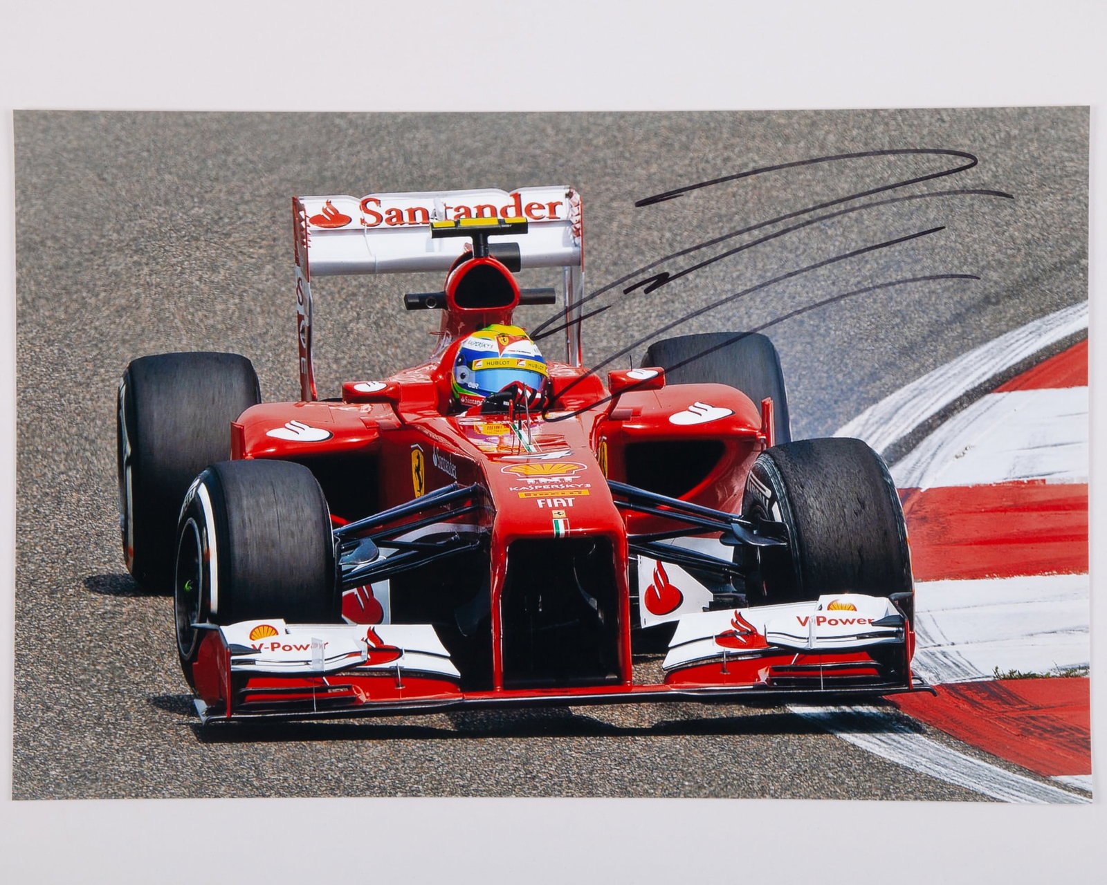 Felipe Massa Signed Ferrari Large Photo (1 of 1)