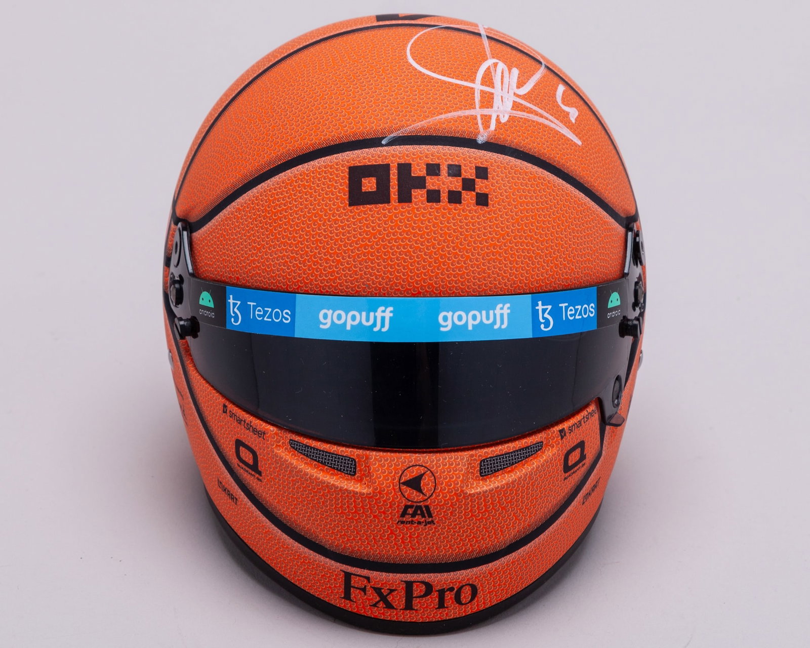 Lando Norris 2022 Signed McLaren F1 Team 1:2 Scale Bell Helmet - Miami Grand Prix Design: Lando Norris 2022 Signed McLaren F1 Team 1:2 Scale Bell Helmet - Miami Grand Prix Special Design.This 2022 McLaren Miami Grand Prix Special Design 1:2 Scale Bell Helmet has been personally signed by t
