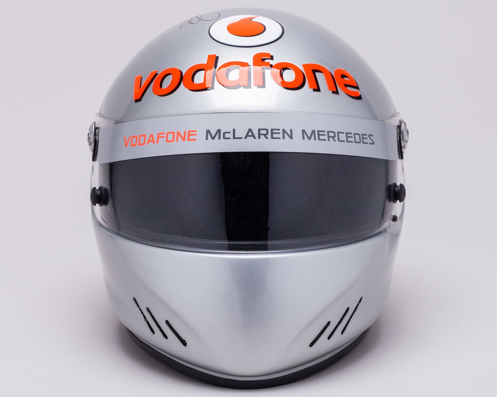 Lewis Hamilton Signed Vodafone McLaren Mercedes Goodwood Hot Laps Helmet (1 of 8)