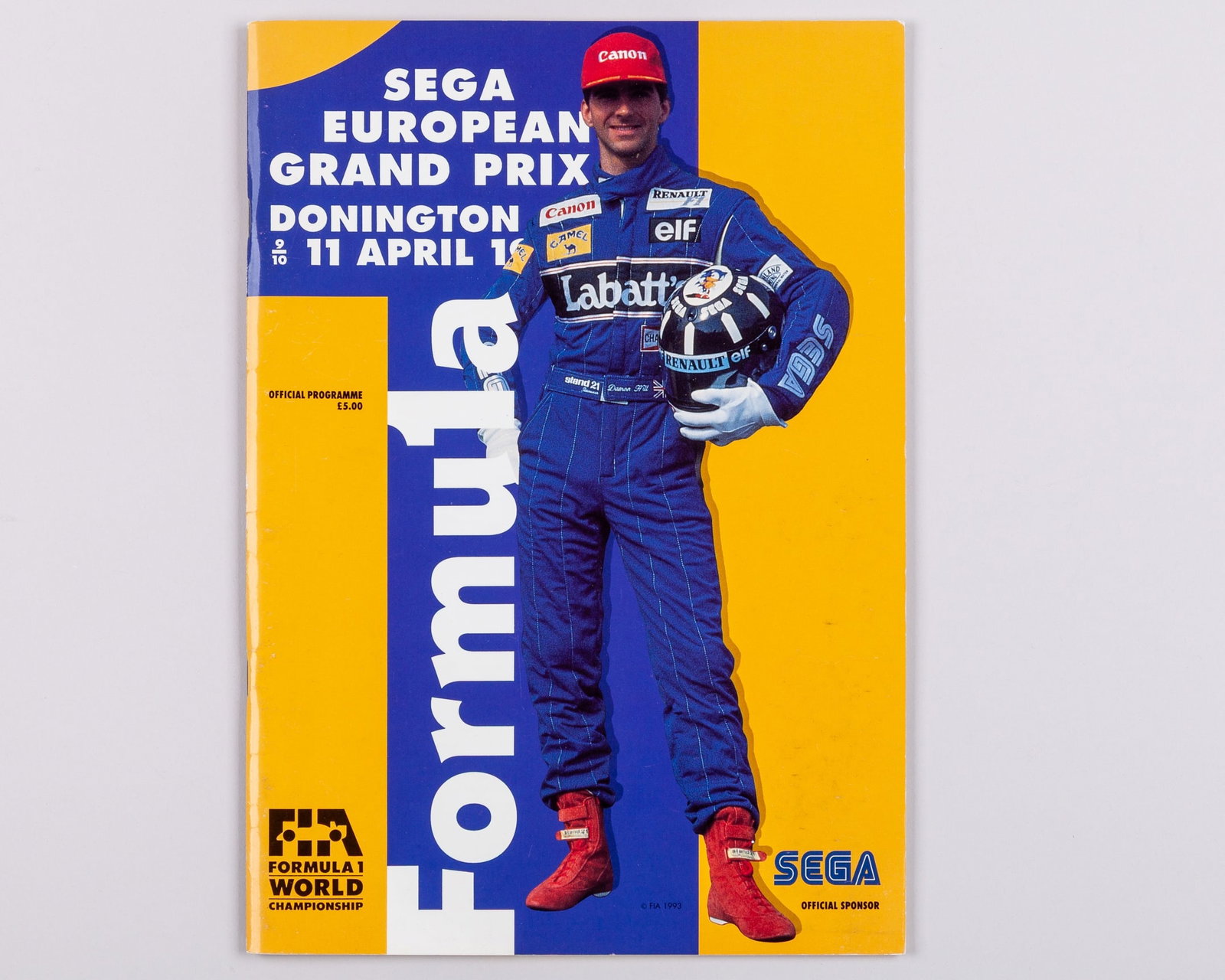 1993 European Grand Prix Programme (1 of 4)