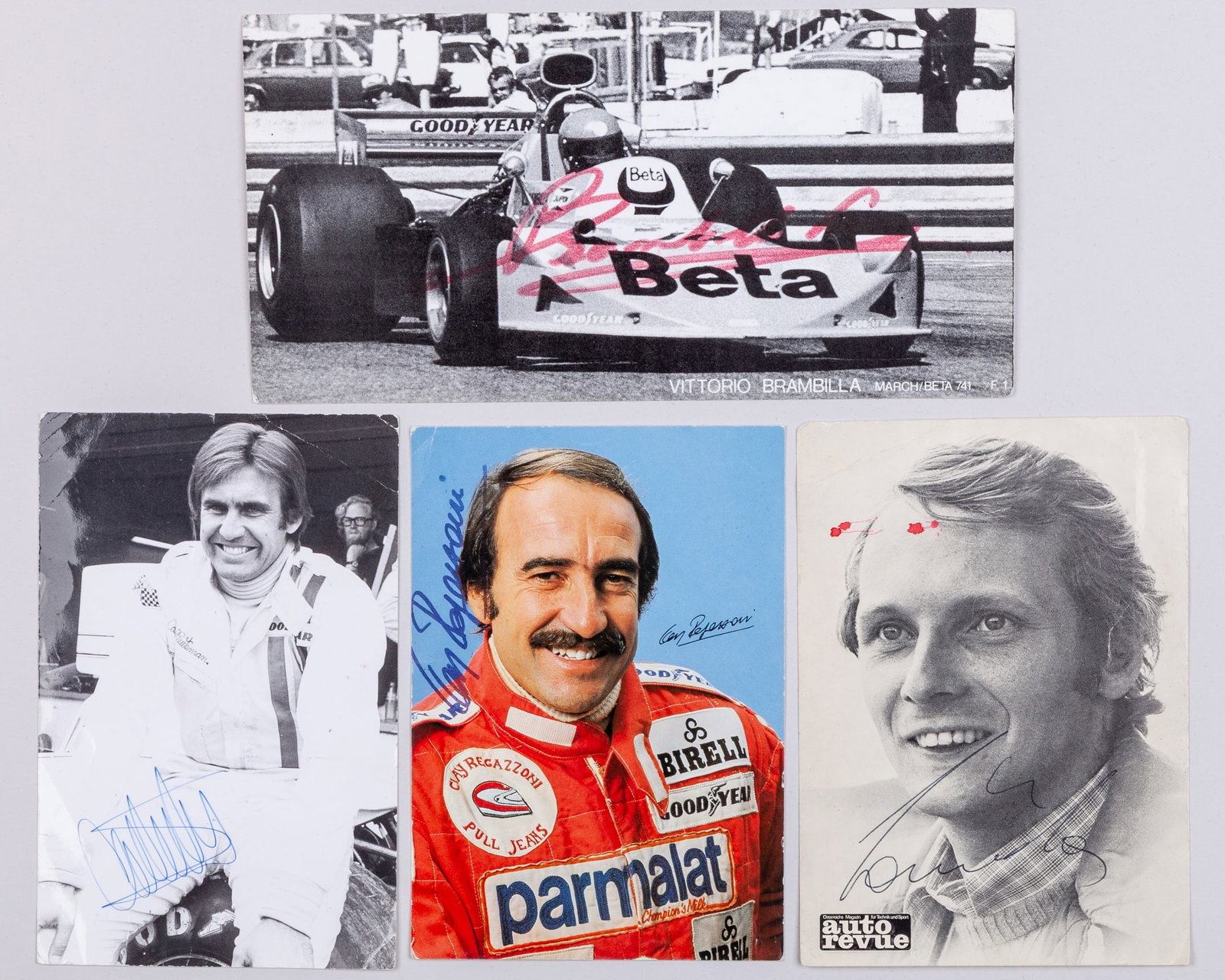 Collection of Autographed Pictures of Formula 1 Drivers (1 of 5)