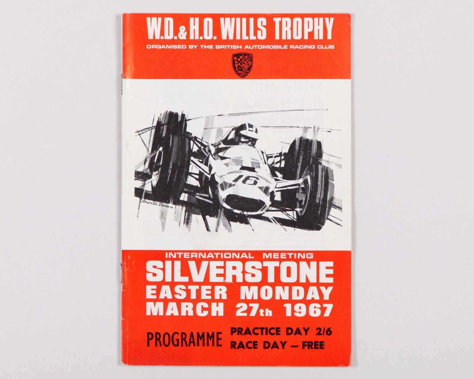 1967 W.D & H.O. Wills Trophy Silverstone International Meeting Programme (1 of 3)