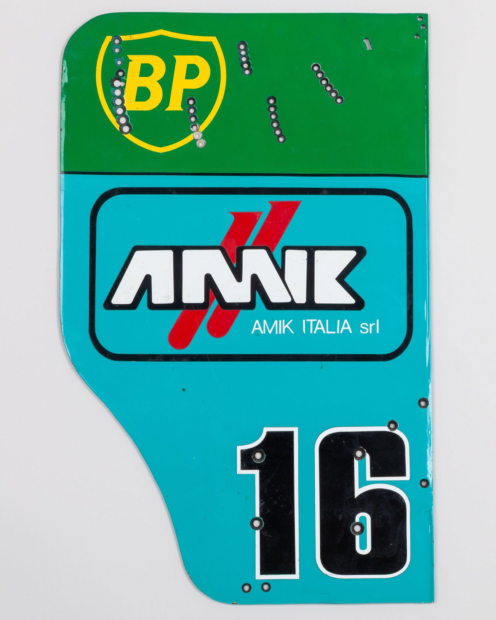 Leyton House March 1990 CG901 Original Used Rear Wing End Plate?: Leyton House March 1990 CG901 Original Used Rear Wing End Plate.This is an original used rear wing end plate from the iconic Leyton House March Formula One team. Featuring authentic race-used conditio