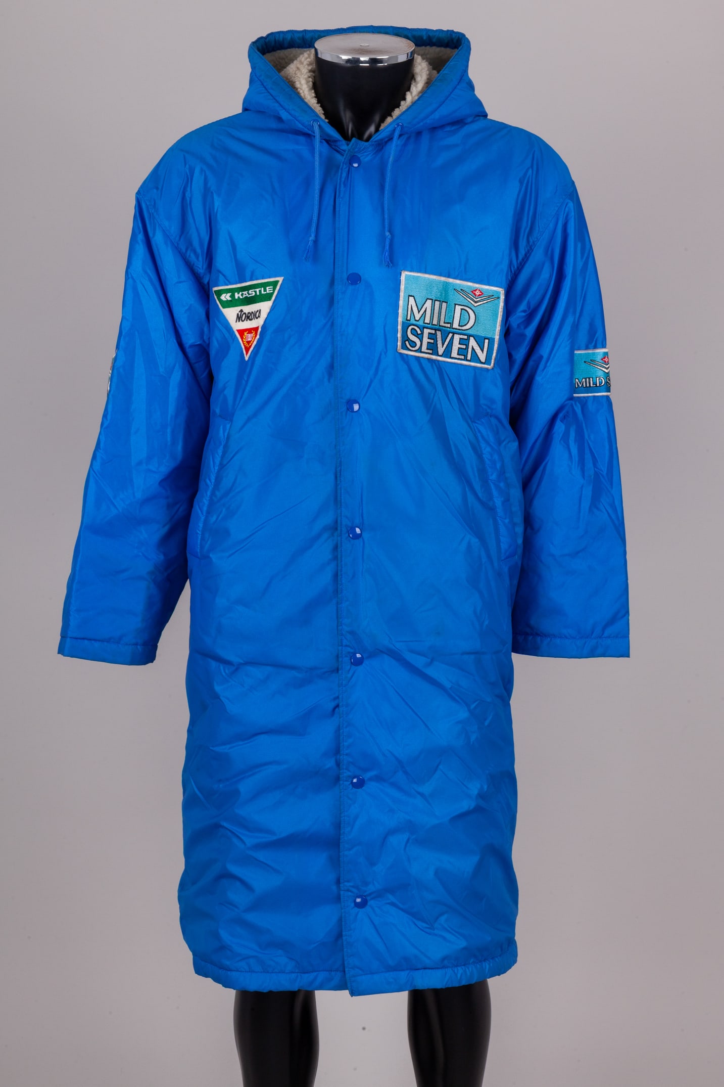 Michael Schumacher 1994 Benetton Custom Made Ski Jacket: Michael Schumacher 1994 Benetton Custom Made Ski Jacket.This is a Michael Schumacher 1994 Benetton custom-made ski jacket, produced during the season of his first Formula One World Championship victor