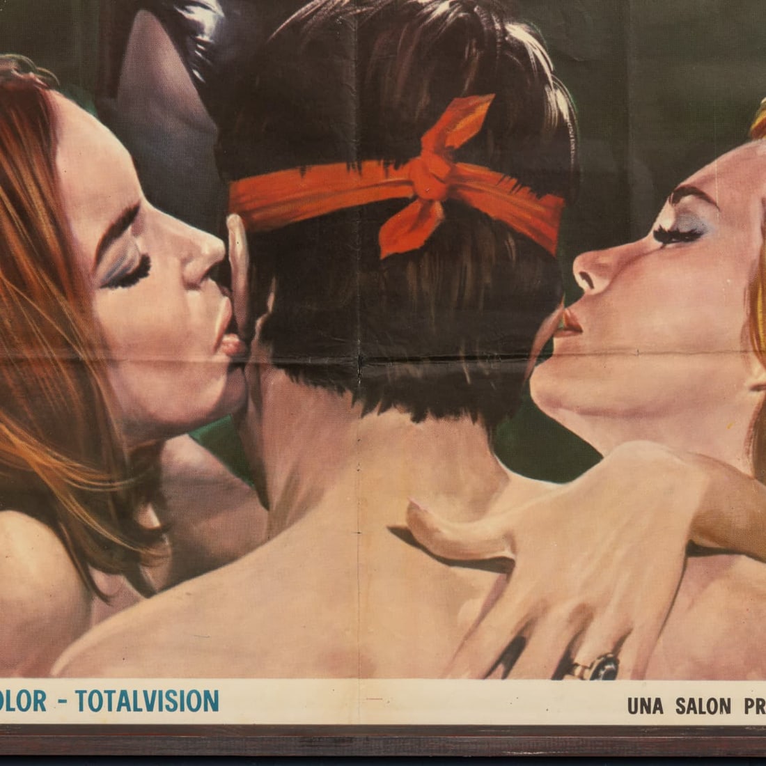 VINTAGE 20thC ITALIAN FILM POSTER FOR "SABATO SERA A LETTO DA NOI" c.1979 - 10