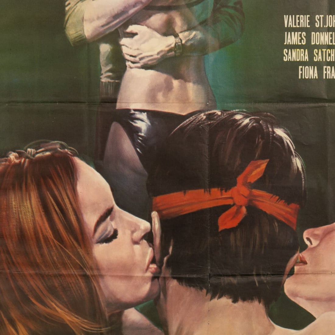 VINTAGE 20thC ITALIAN FILM POSTER FOR "SABATO SERA A LETTO DA NOI" c.1979 - 8