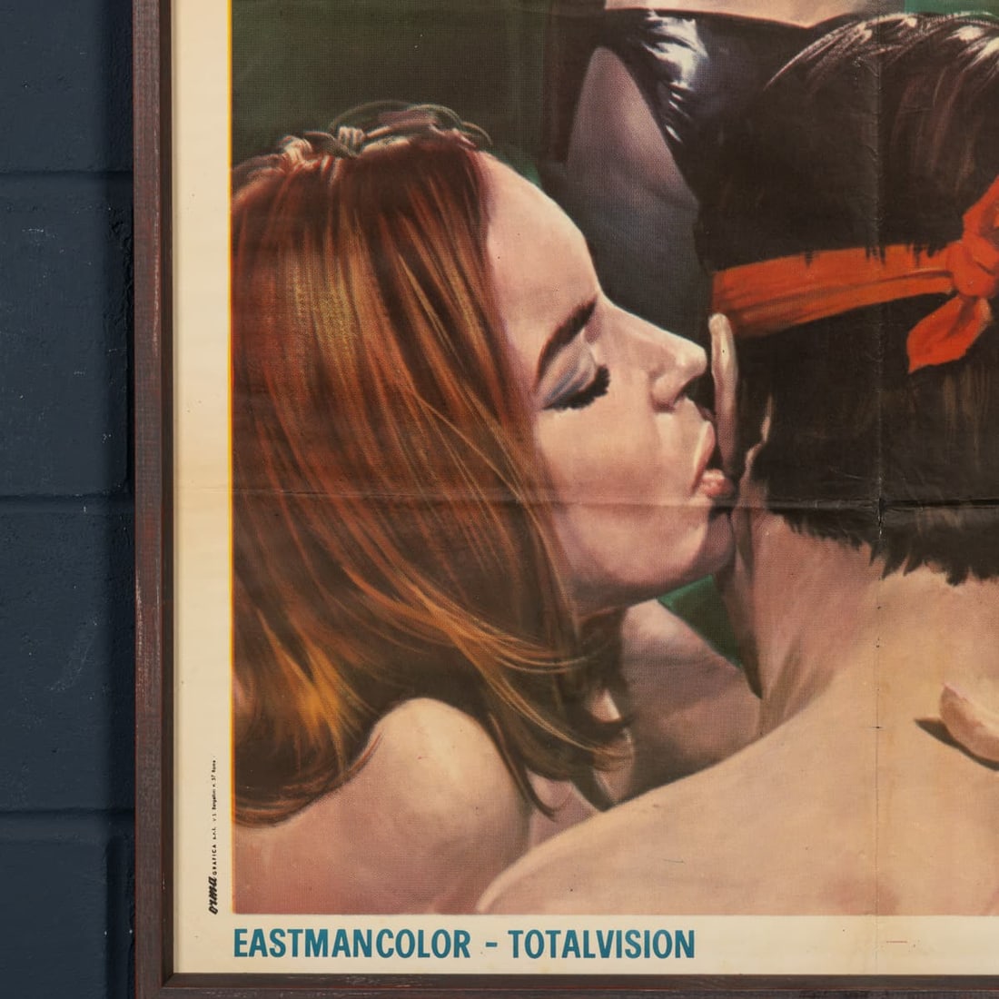 VINTAGE 20thC ITALIAN FILM POSTER FOR "SABATO SERA A LETTO DA NOI" c.1979 - 9